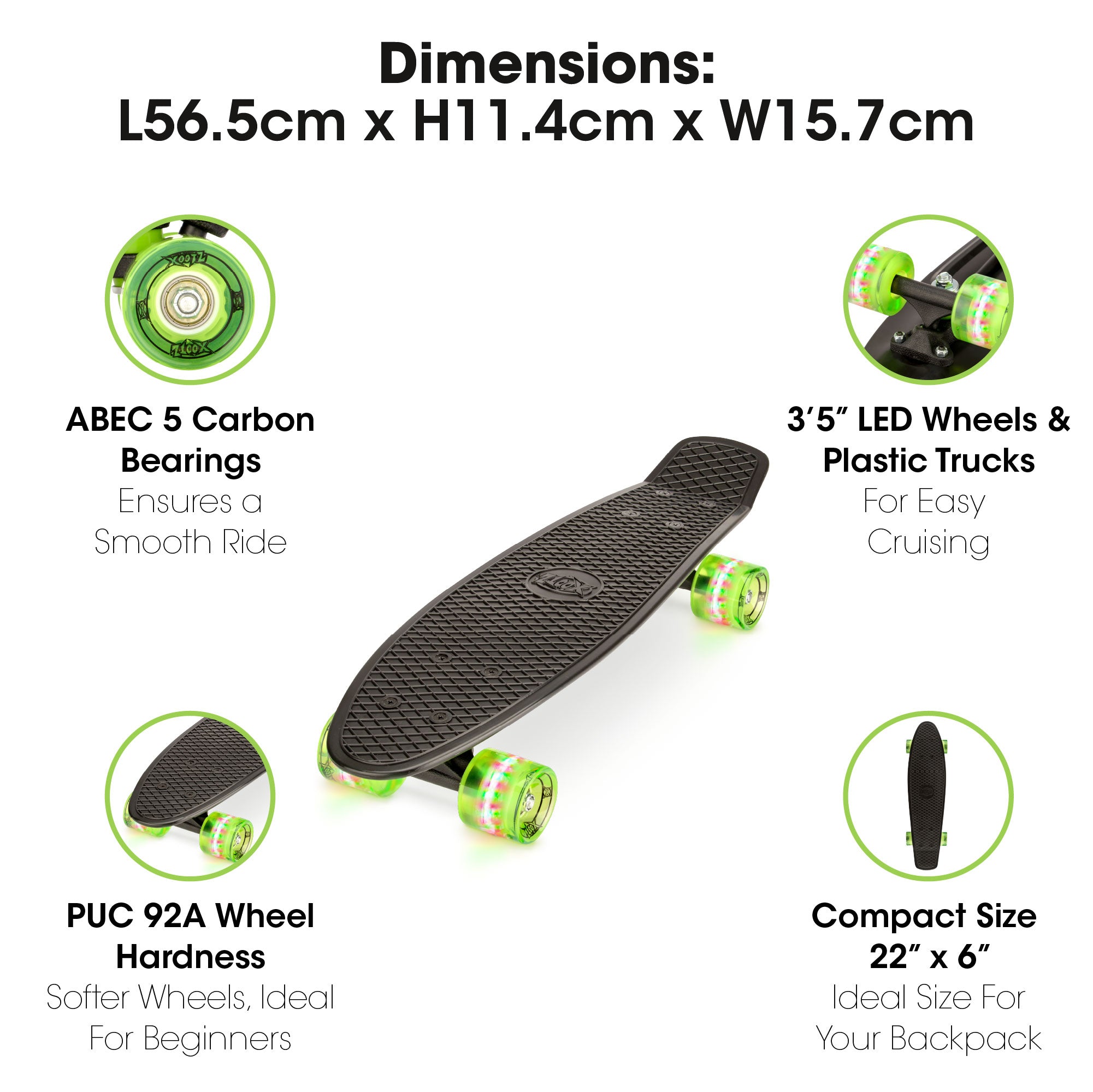 led skateboard