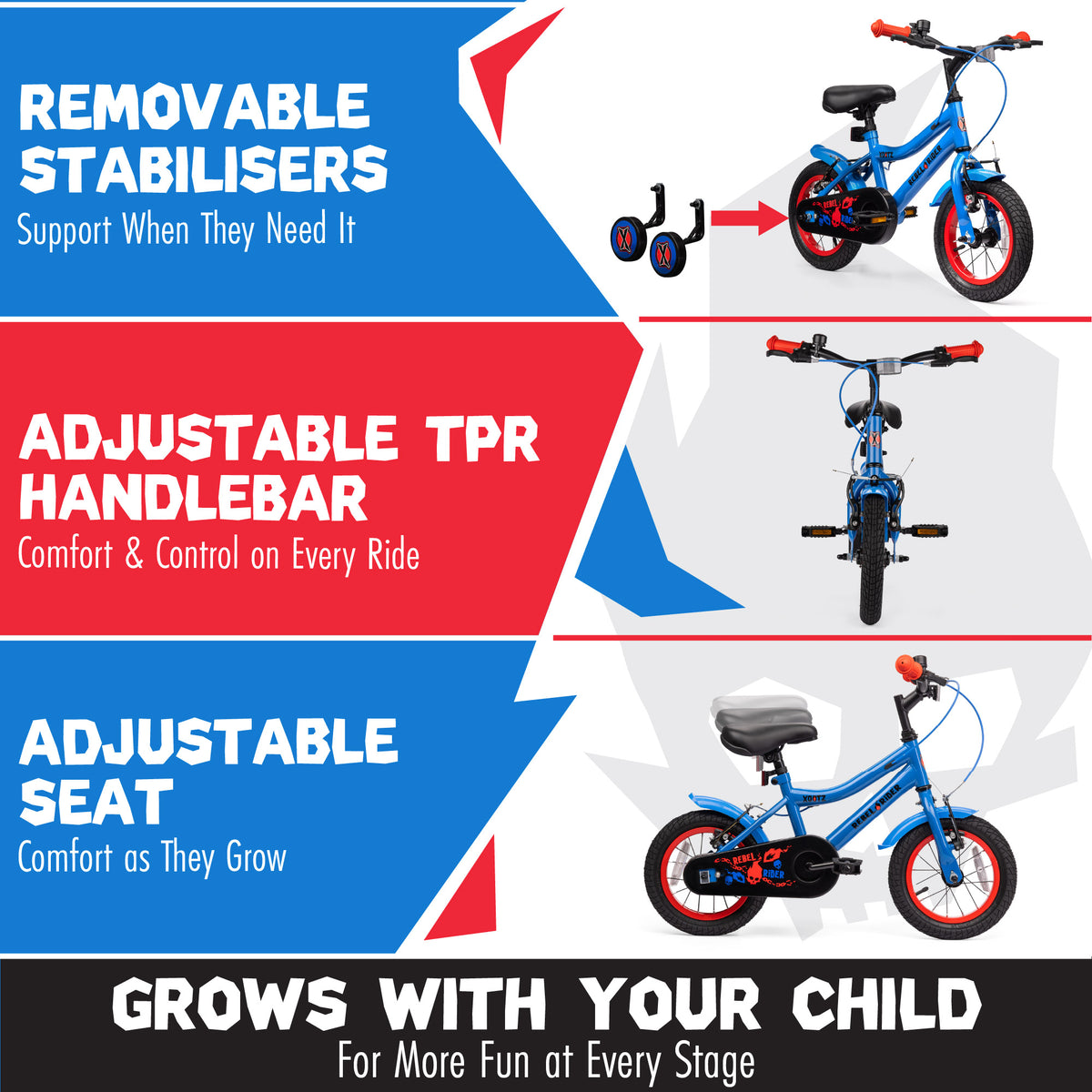 kids bike with 12" wheels