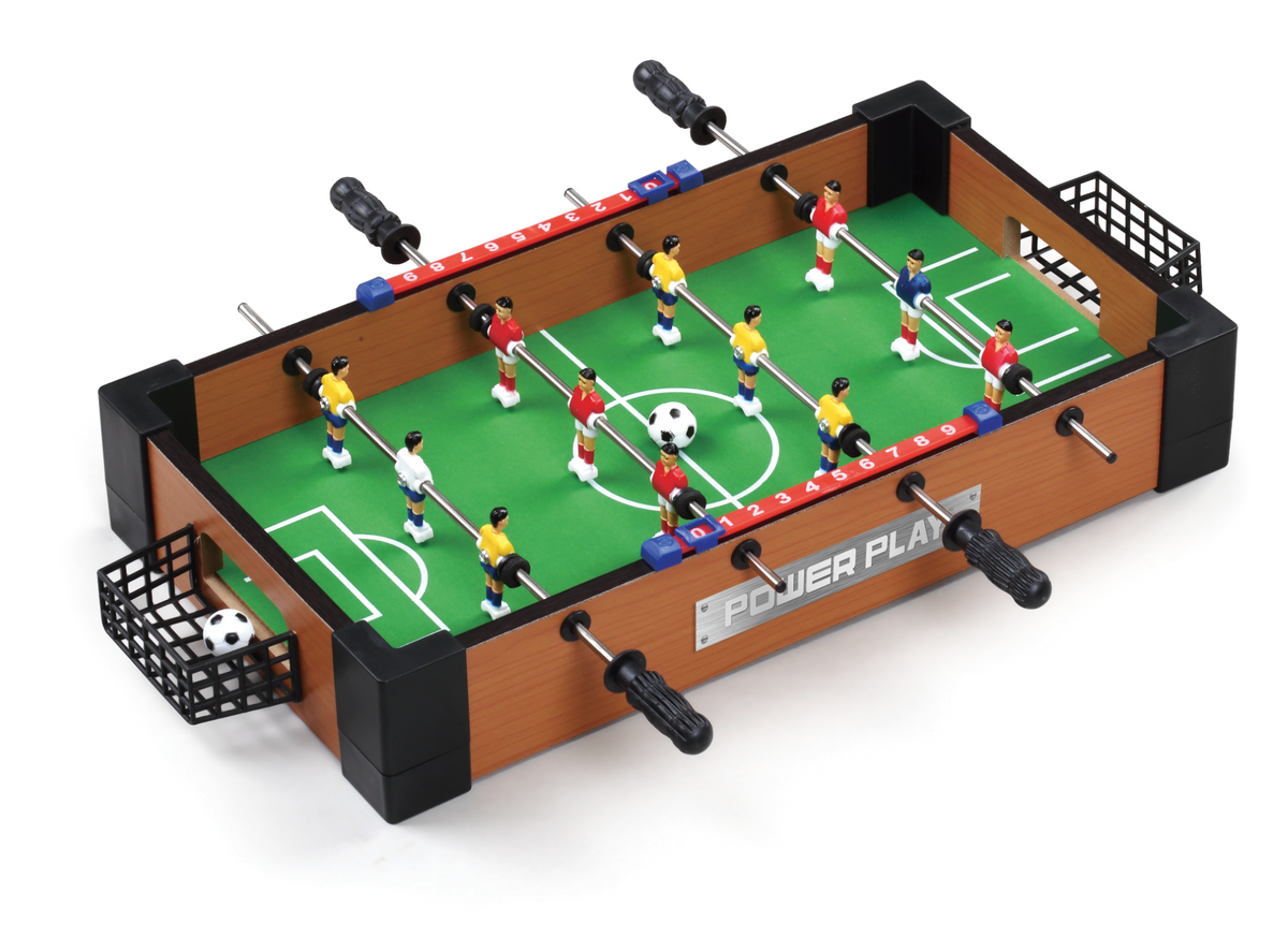 16" Table Football Game - Dark Brown