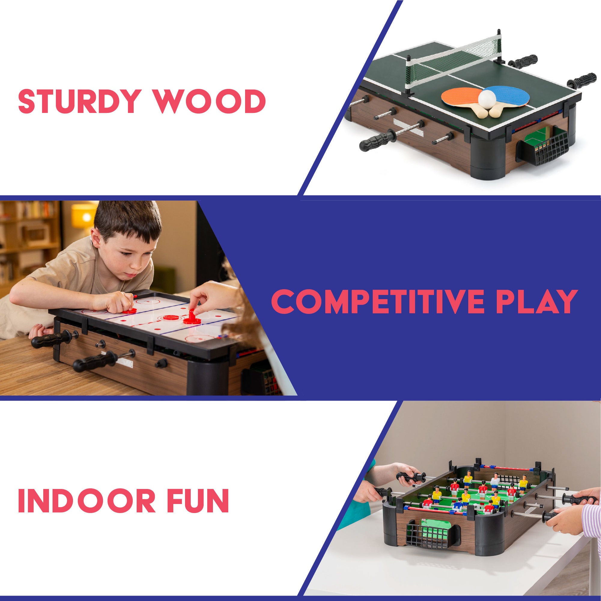 3 in 1 games table