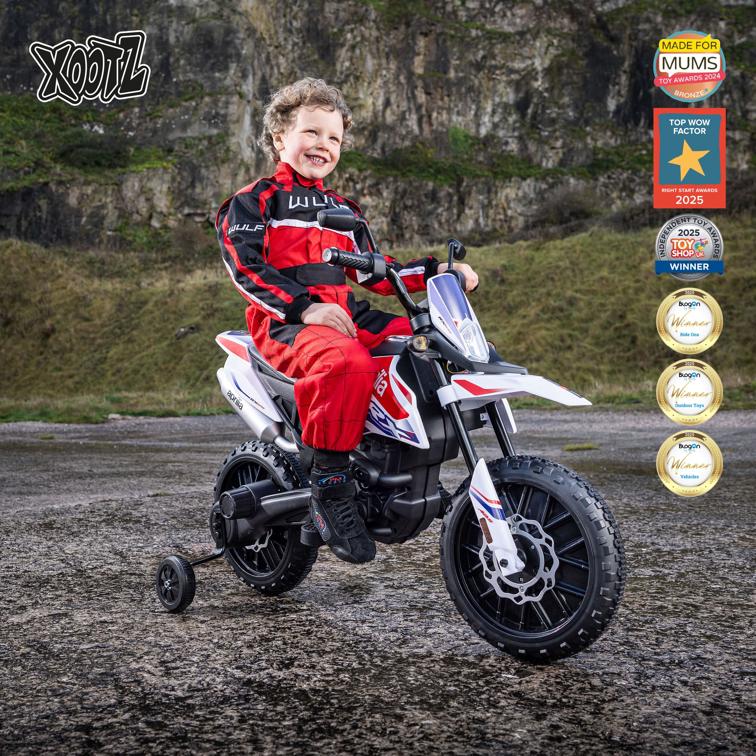 Xootz Aprilia 10.8V Ride On Motorbike | Electric Ride On | Toyrific