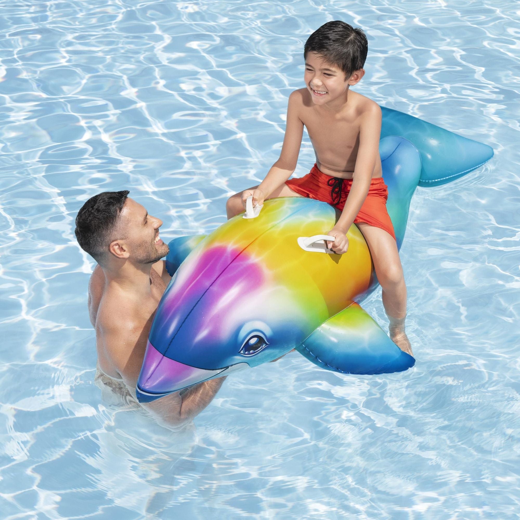 Dolphin Inflatable Pool Ride-On