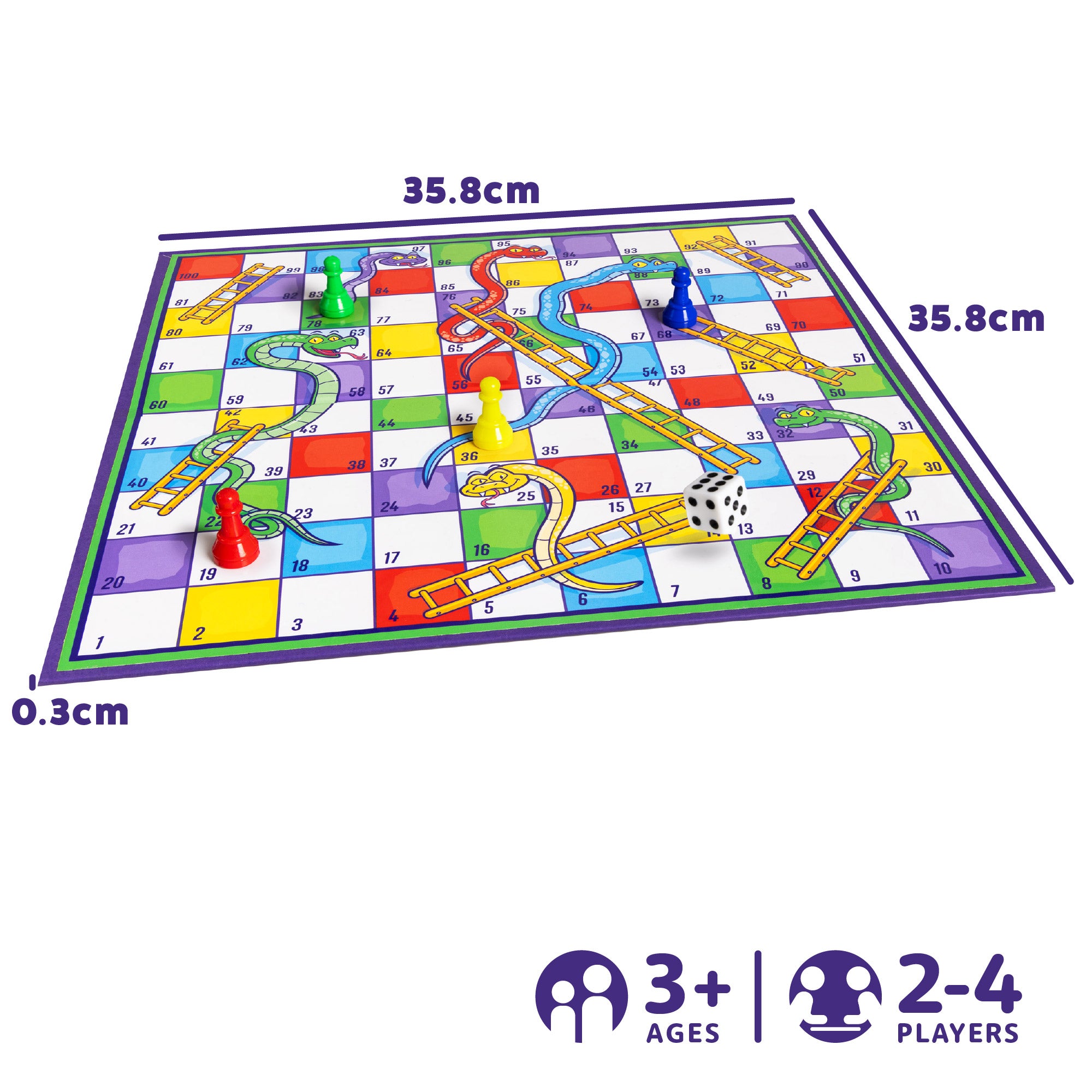 snake and ladde kids board game  