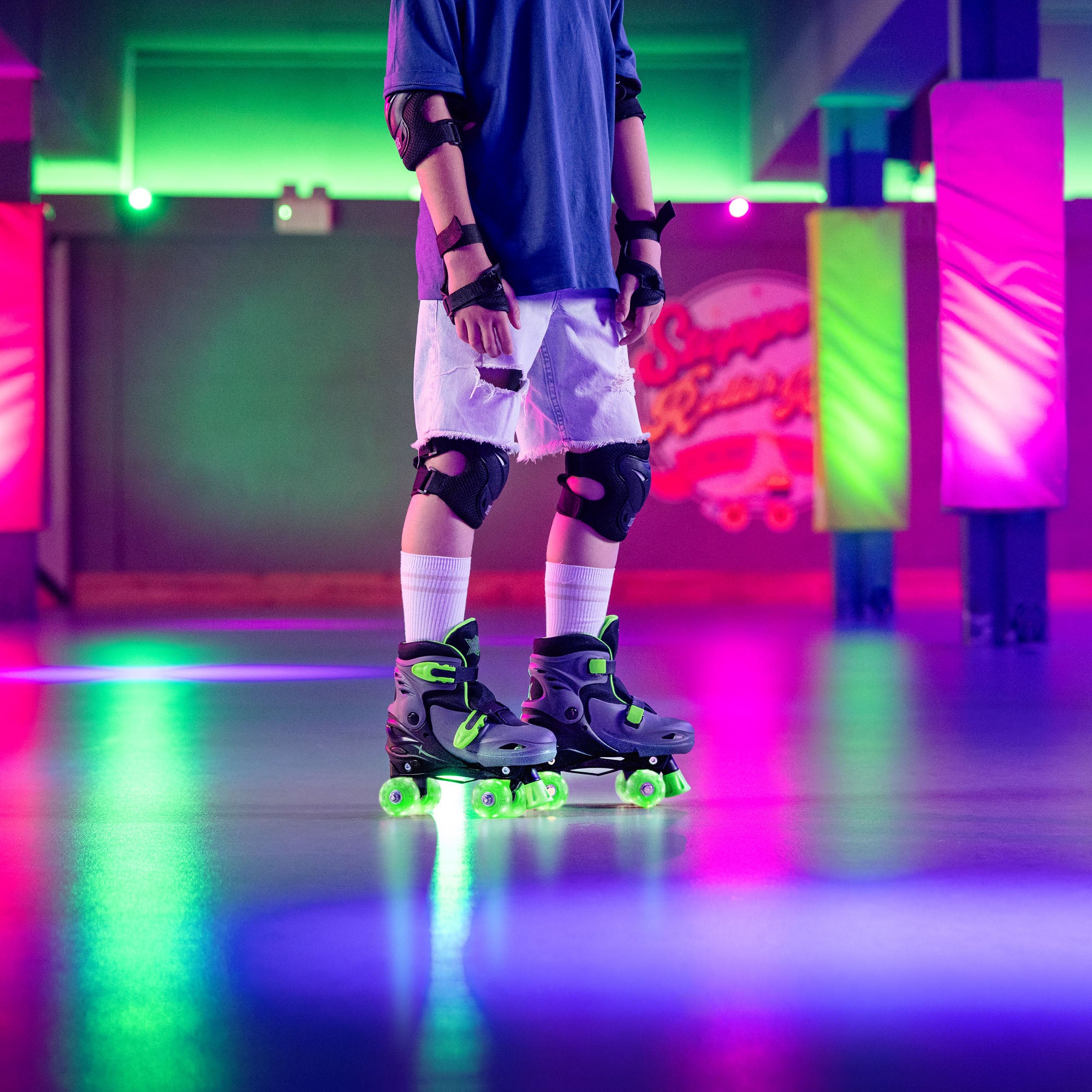 led roller skates for boys
