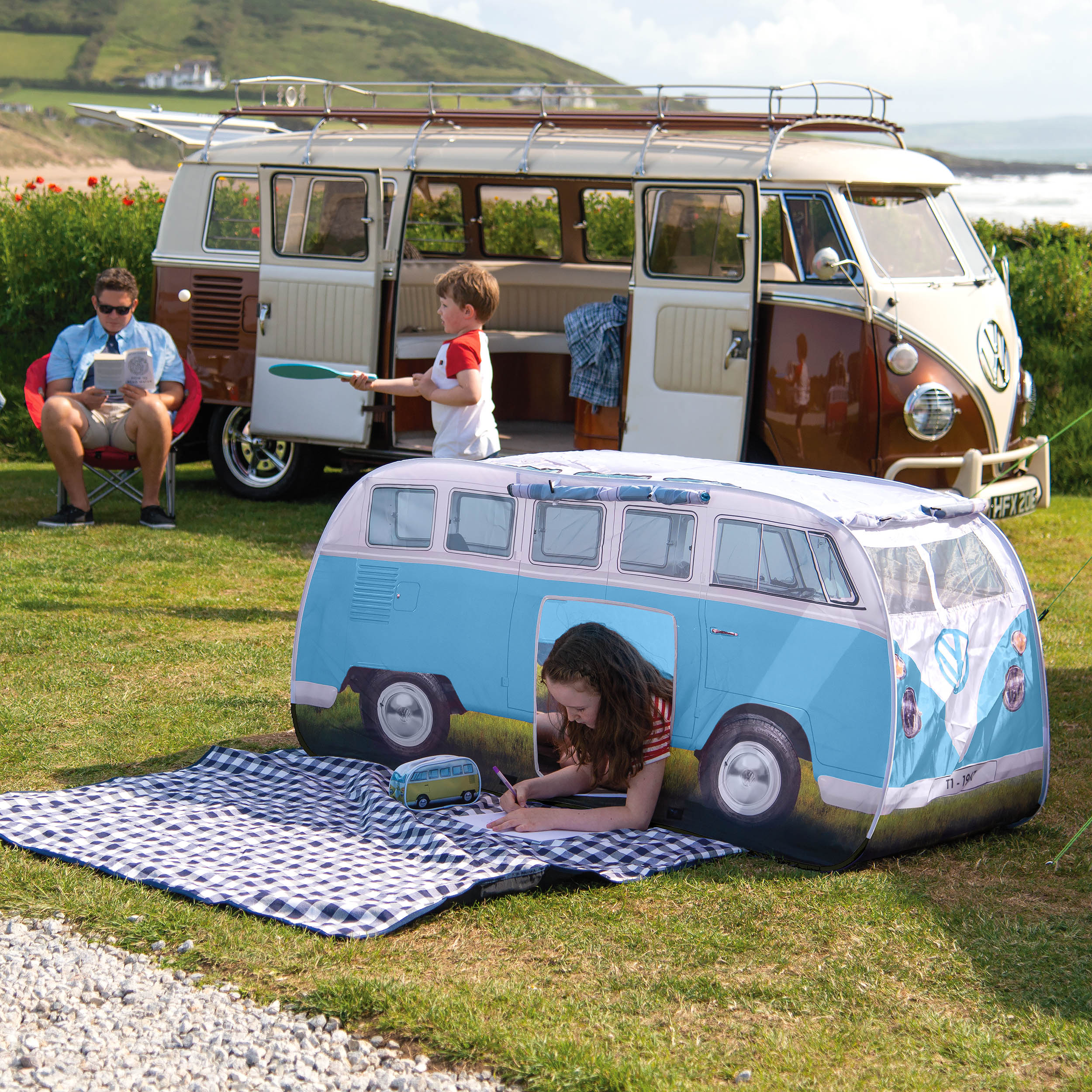 VW Kids Pop Up Tent - Dove Blue