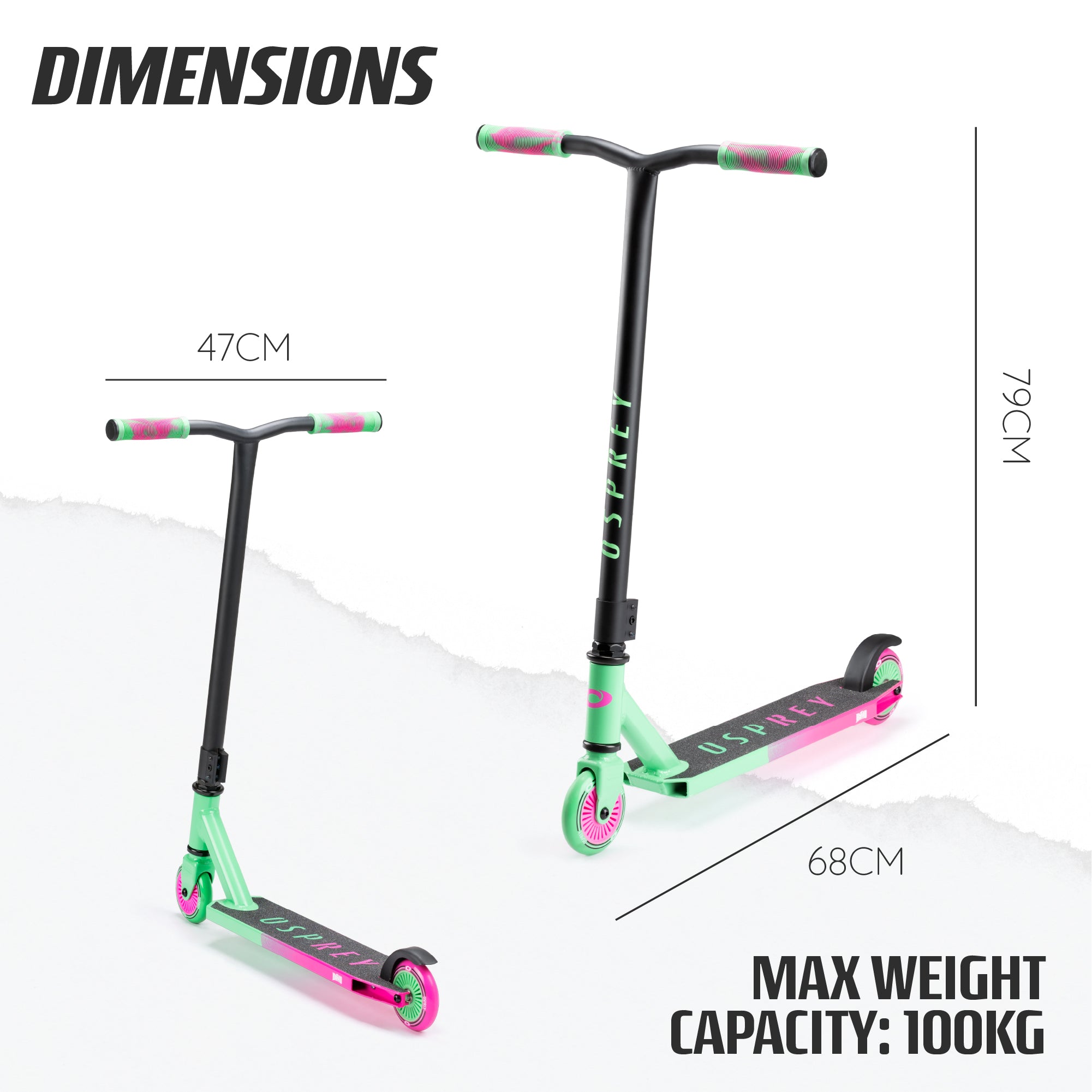Beginner Stunt Scooters Bomb - Neon