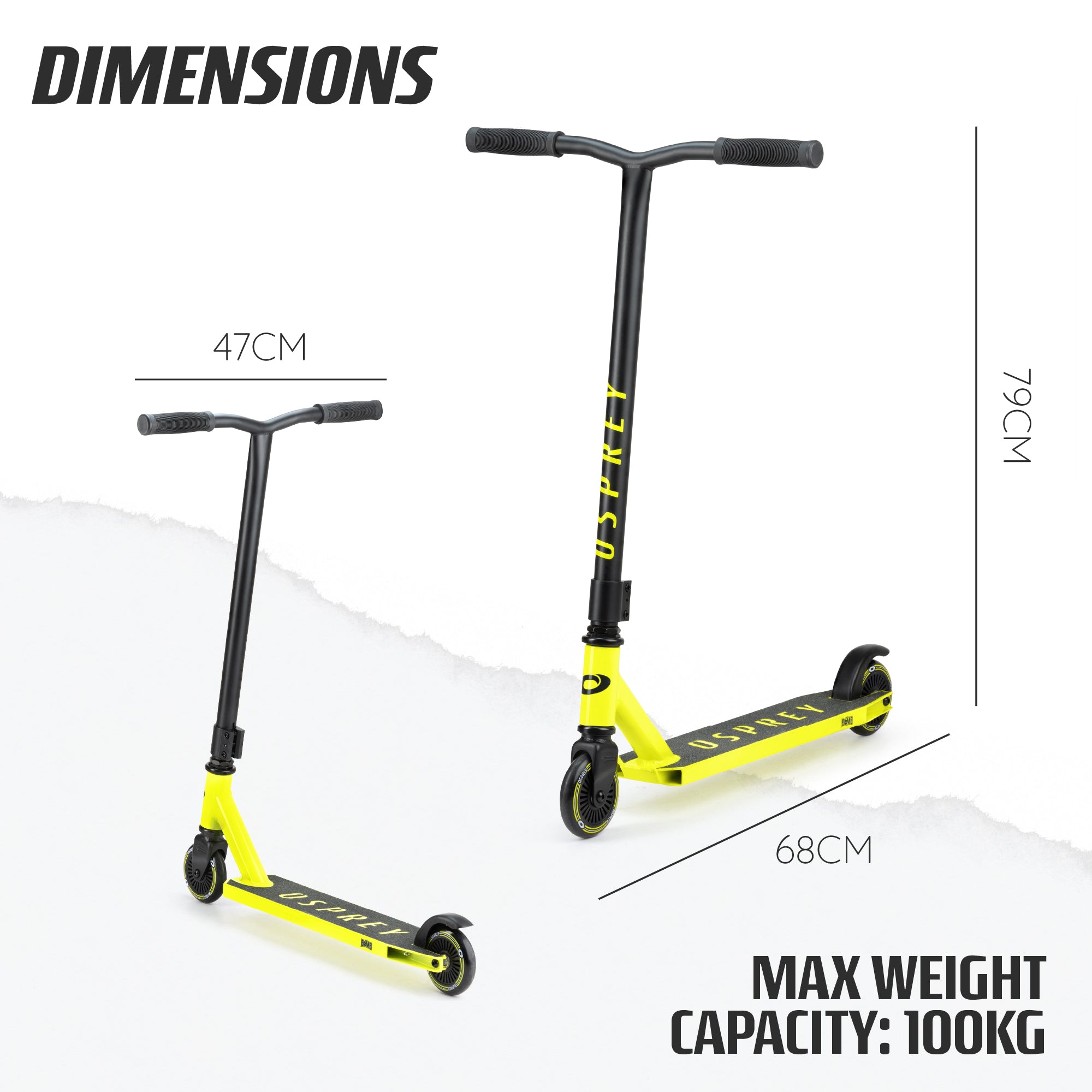 Beginner Stunt Scooters Bomb - Yellow