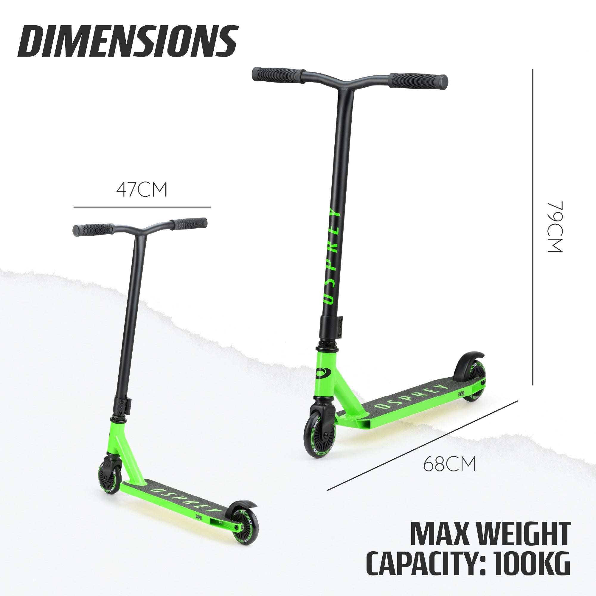 Beginner Stunt Scooters Bomb - Green