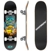 8" x 31" Complete Double Kick Skateboard - Savages