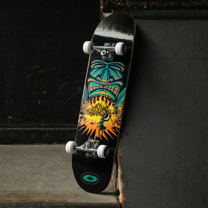 8" x 31" Complete Double Kick Skateboard - Savages