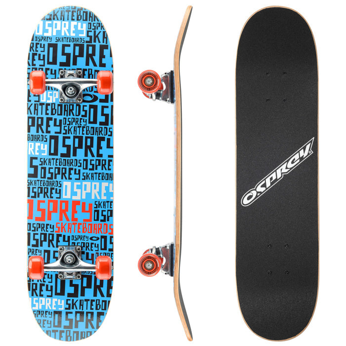 8" x 31" Complete Double Kick Skateboard - Repeat
