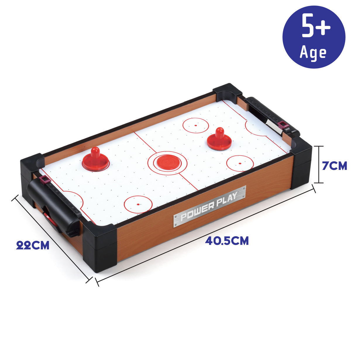 16" Air Hockey Table Game - Light Brown
