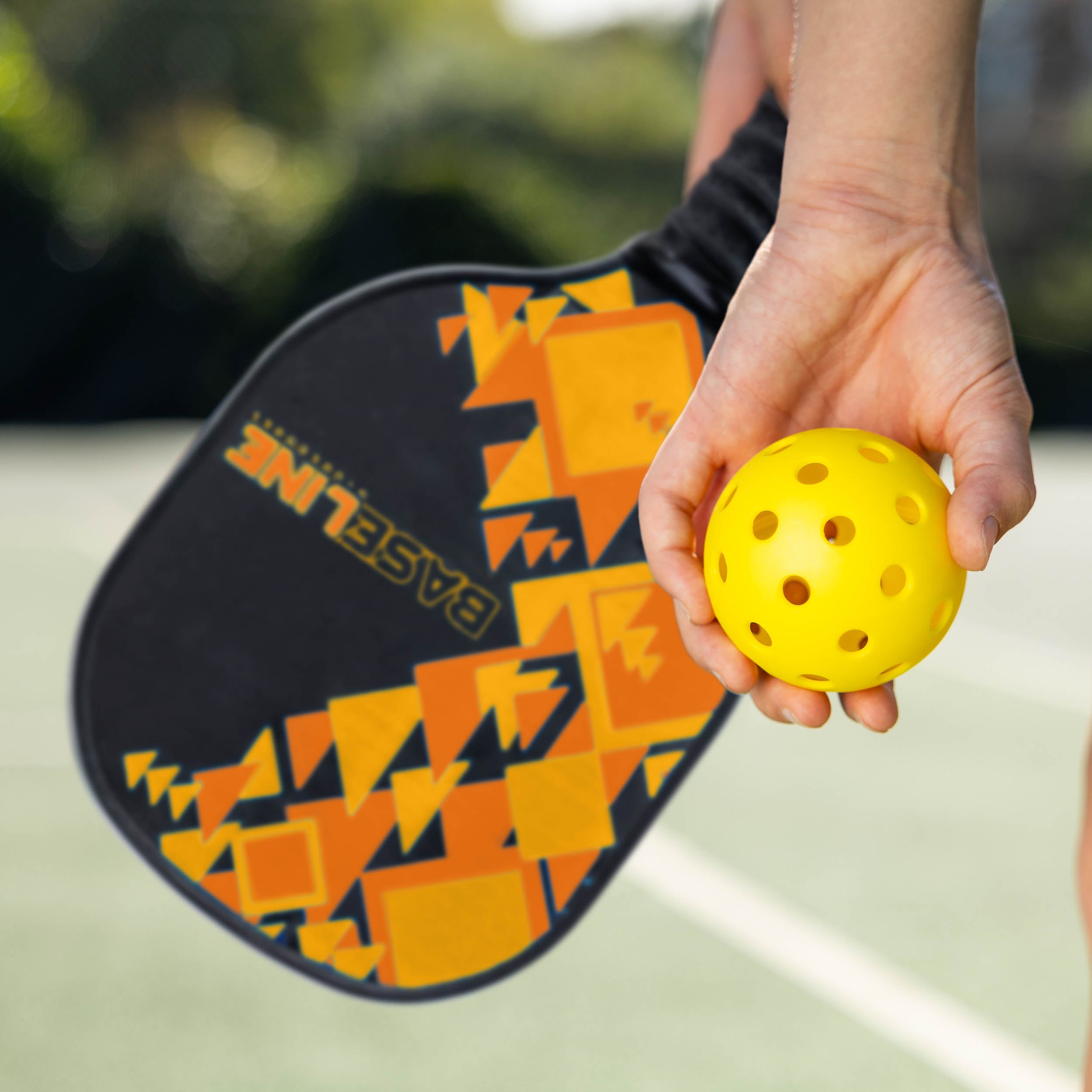 Pickleball Bat And Ball