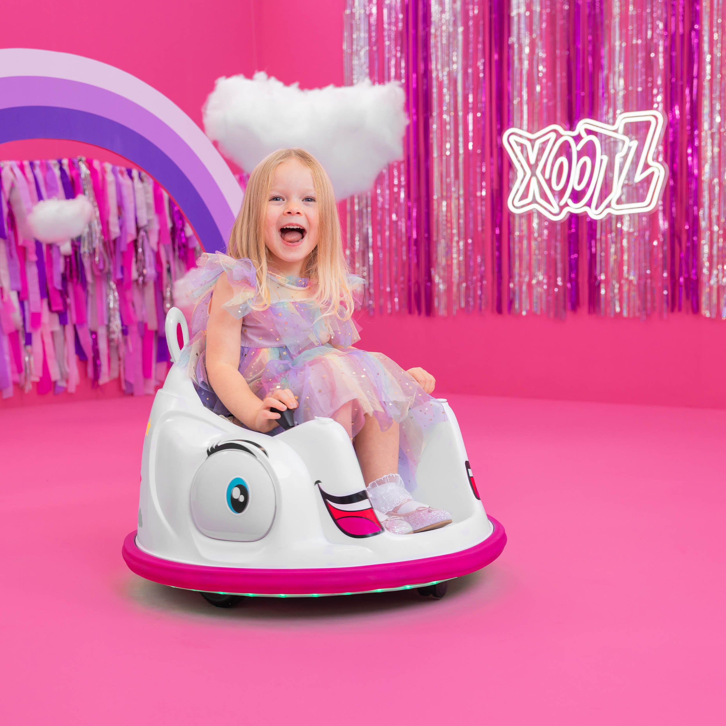 Electric Unicorn Bumper Car Ride-On