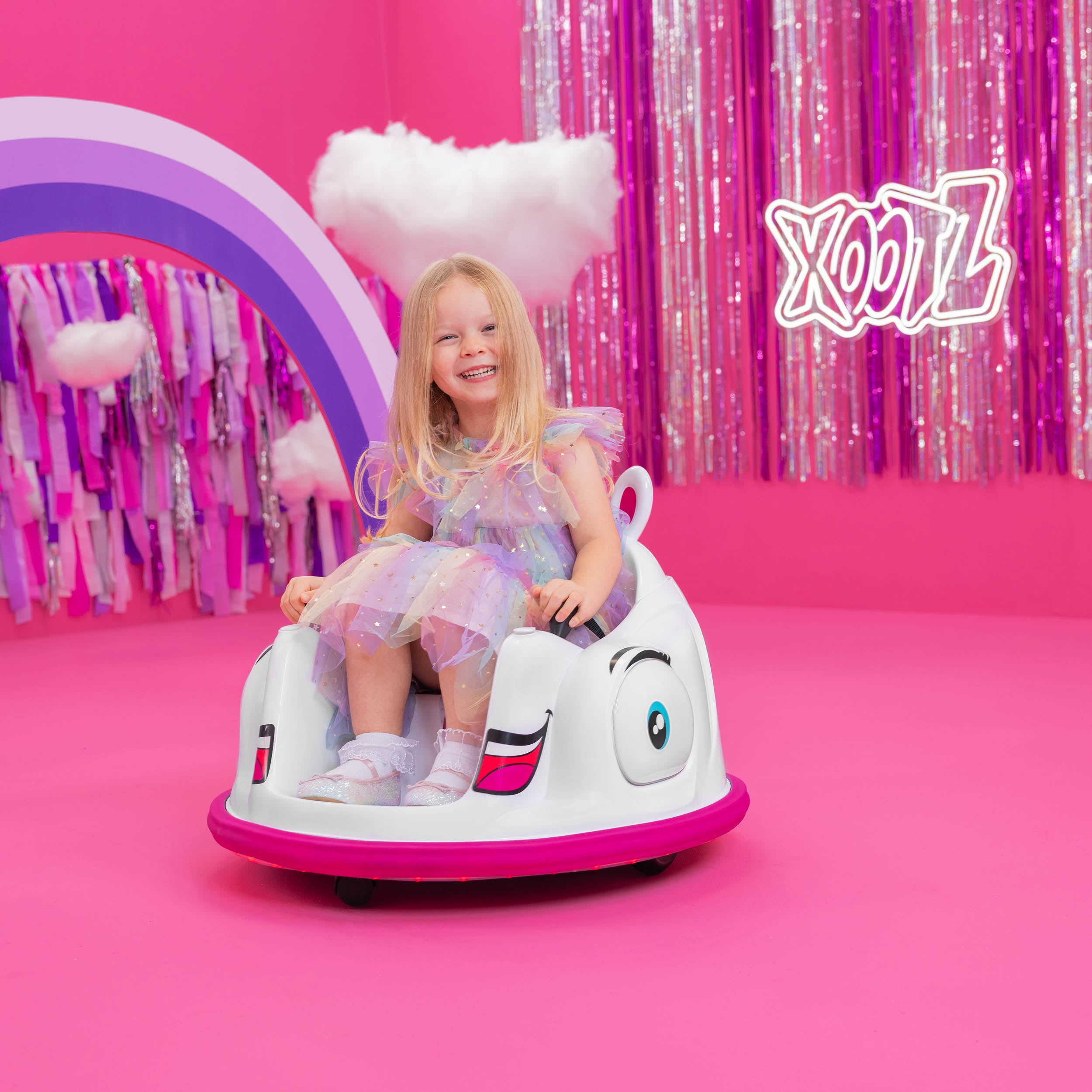 Electric Unicorn Bumper Car Ride-On