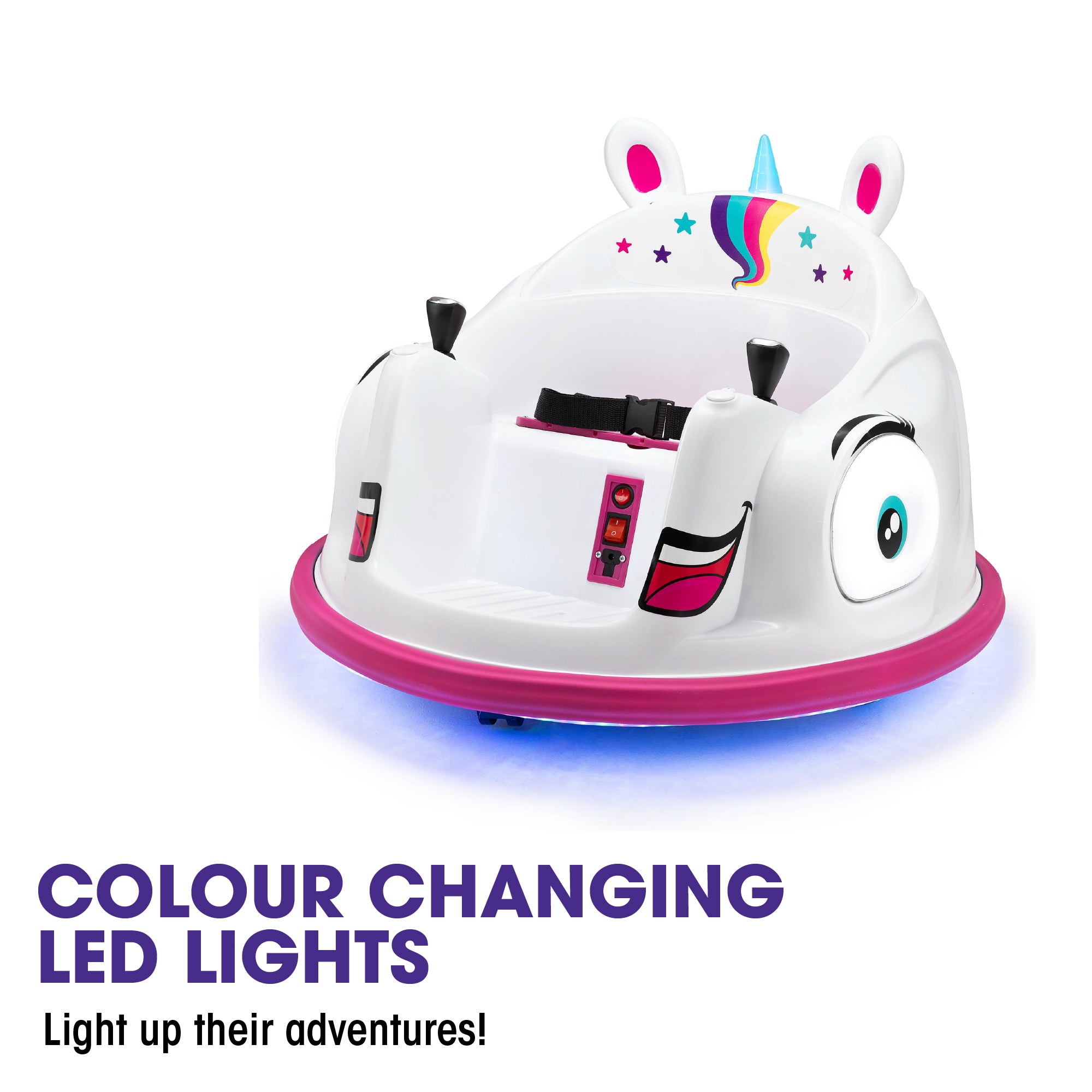 Electric Unicorn Bumper Car Ride-On