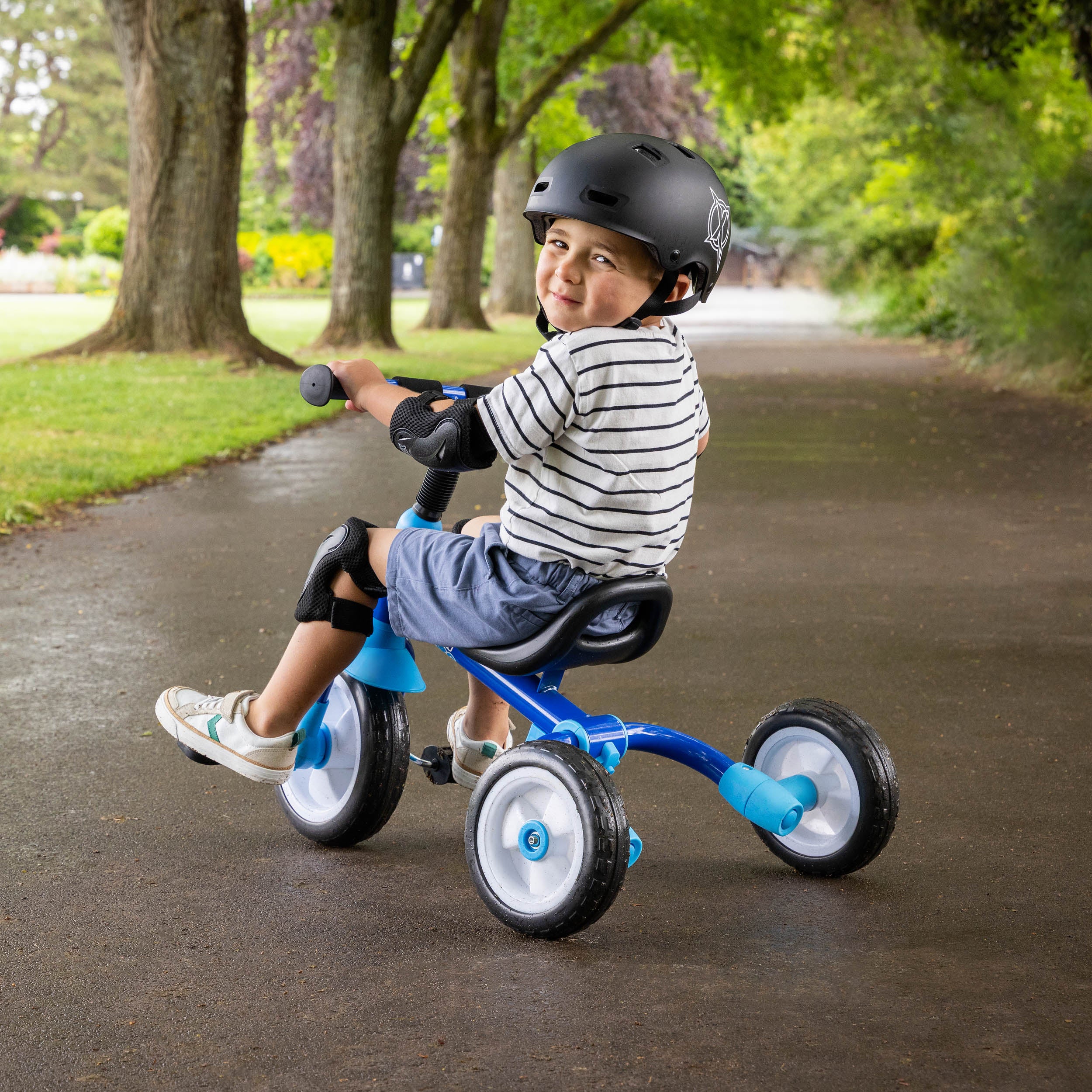 5 in 1 Folding Balance Trike - Blue