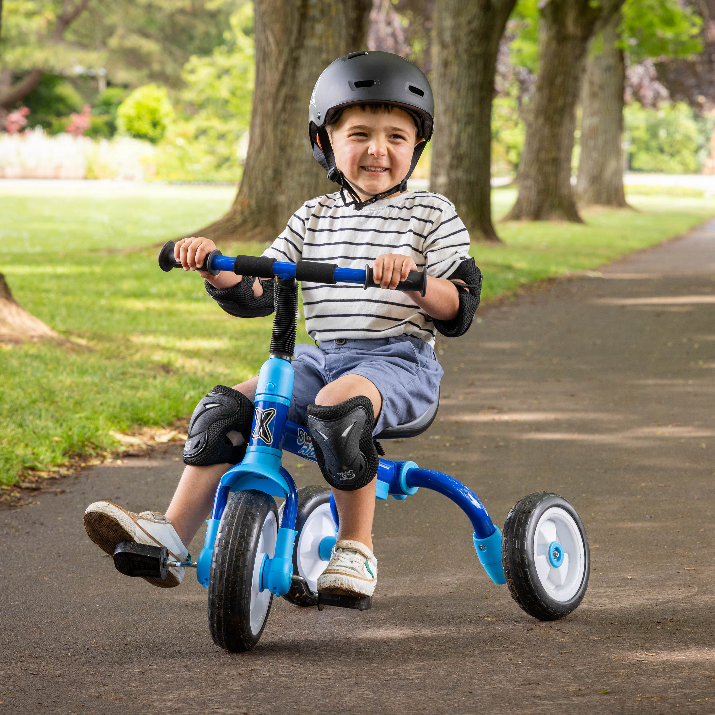 5 in 1 Folding Balance Trike - Blue