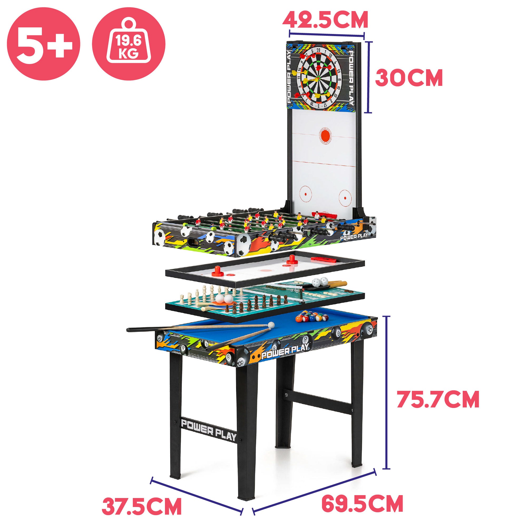 10-in-1 Games Table