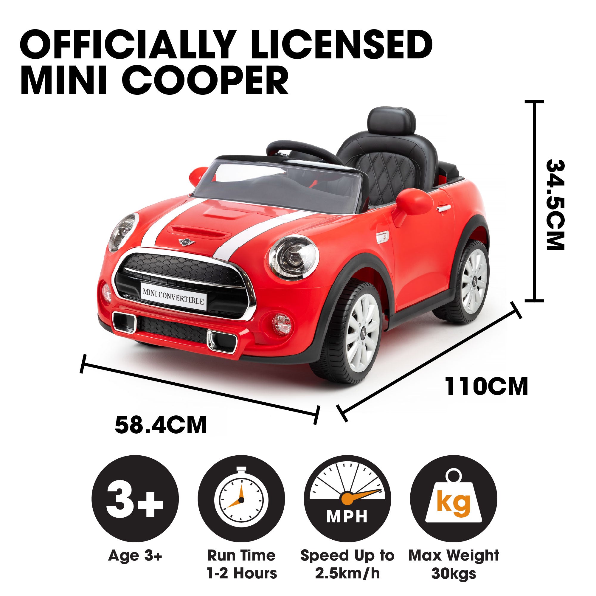 Mini Cooper Ride-On Car