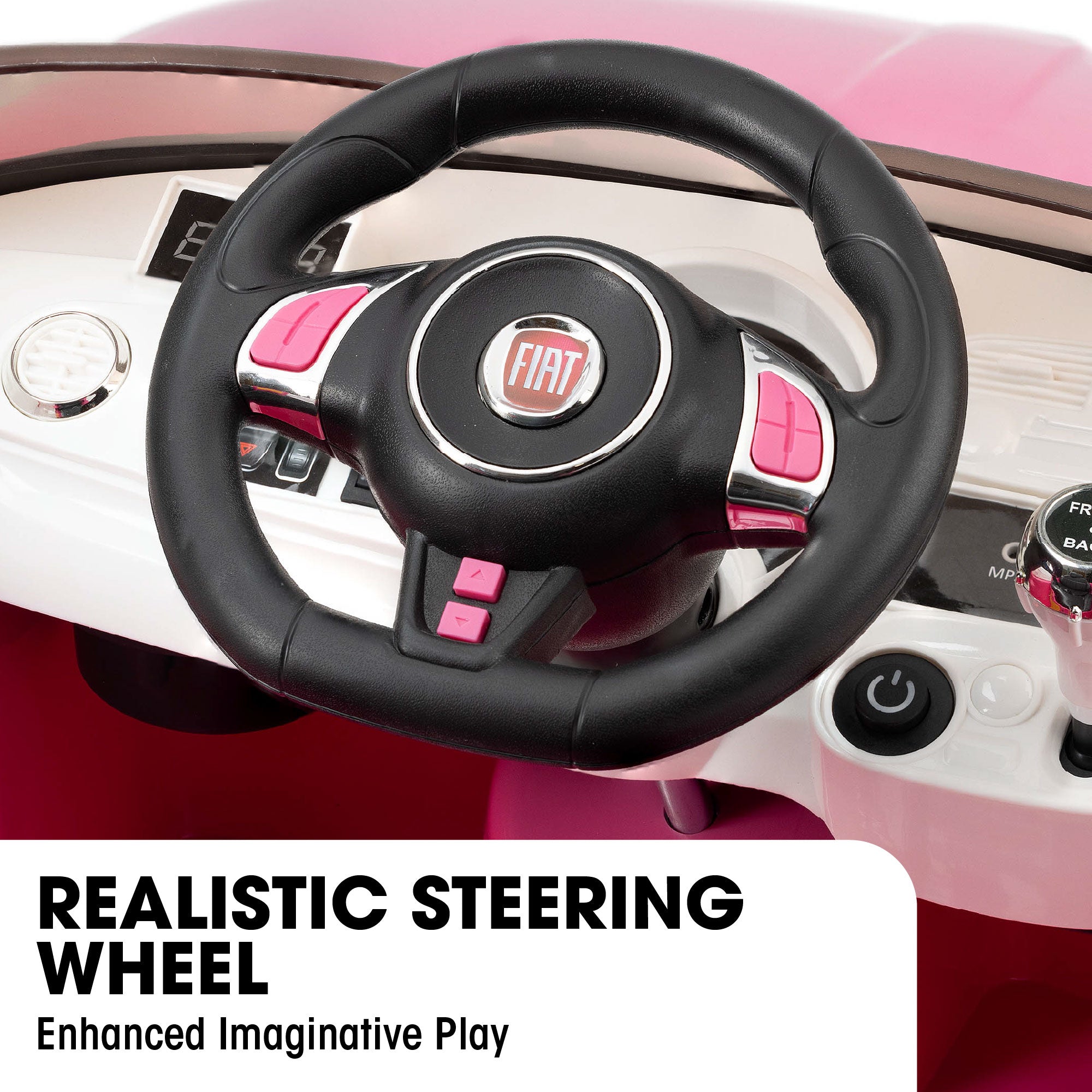 Fiat 500 Ride-On Car