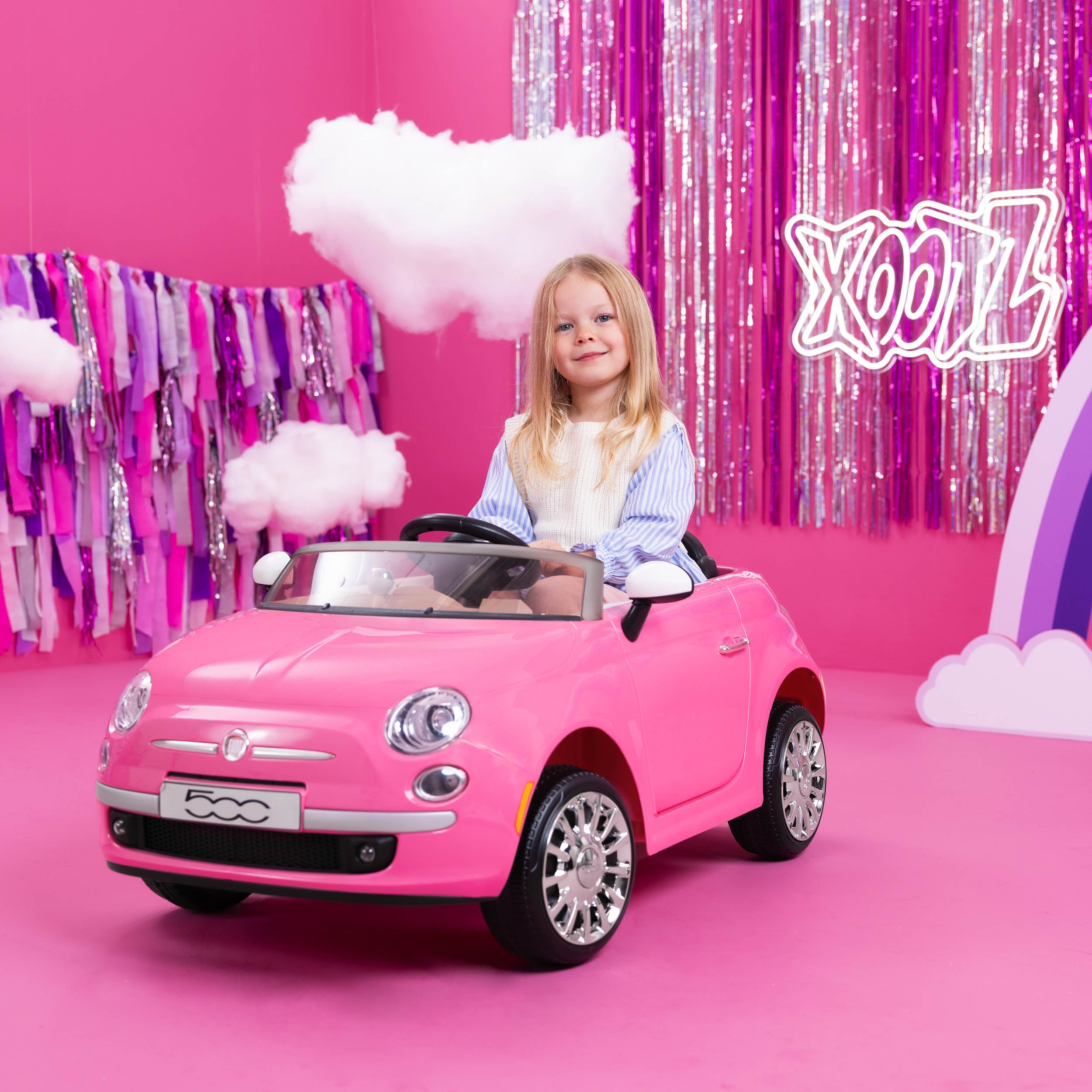 Fiat 500 Ride-On Car