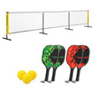 Pickleball Bat, Ball & Net - 4 Player