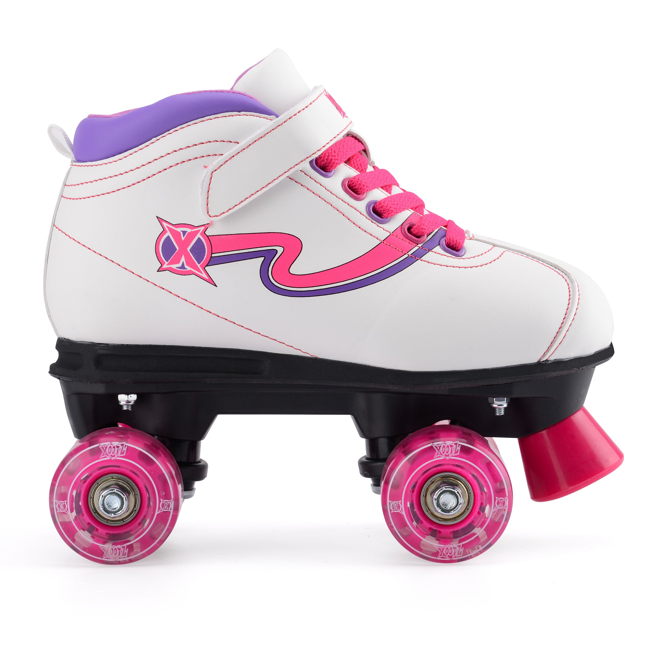 pink roller skates