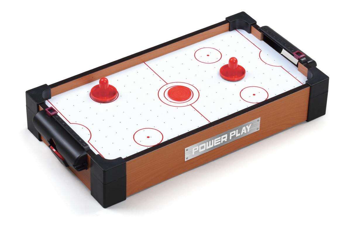 16" Air Hockey Table Game - Light Brown