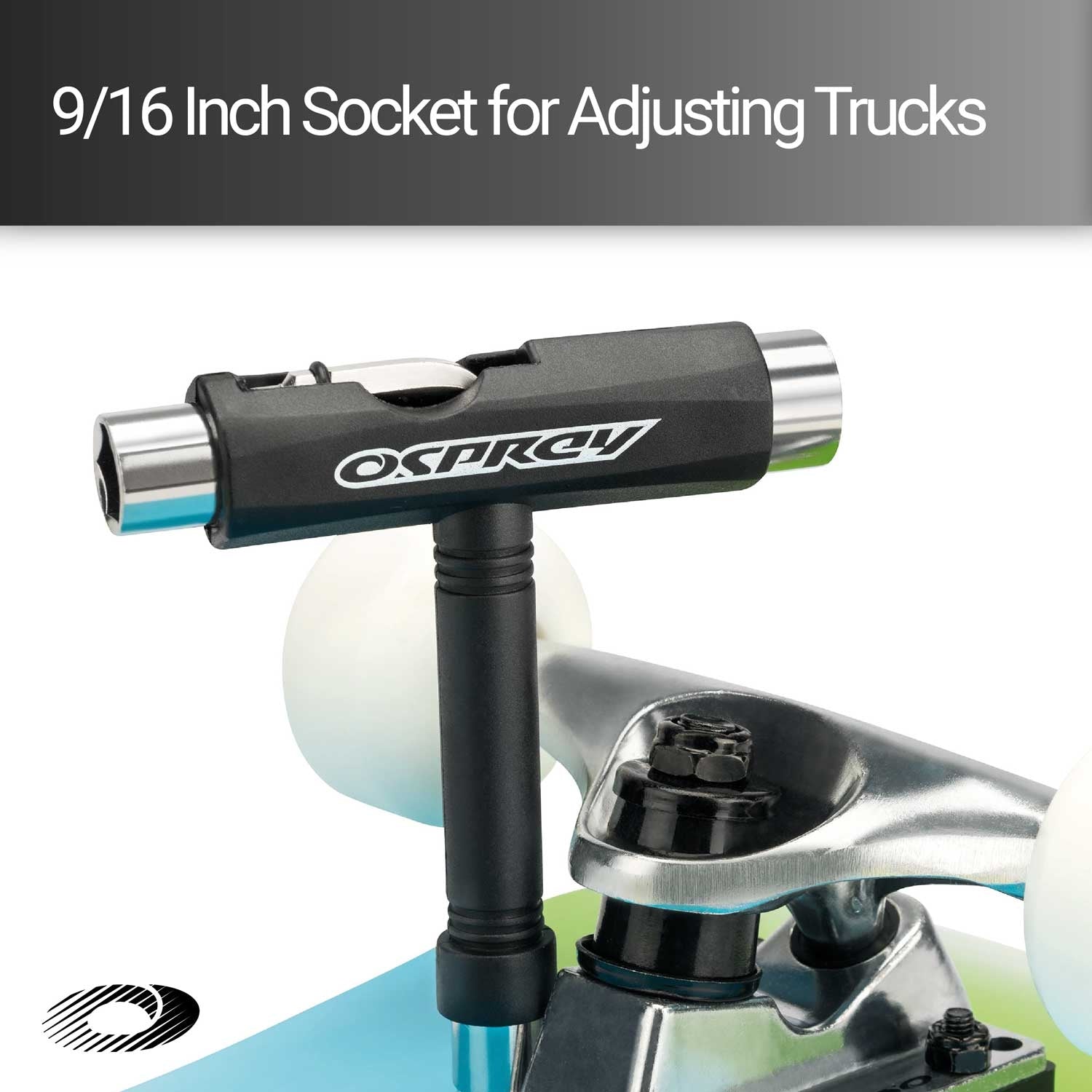 Compact skate wrench for quick repairs