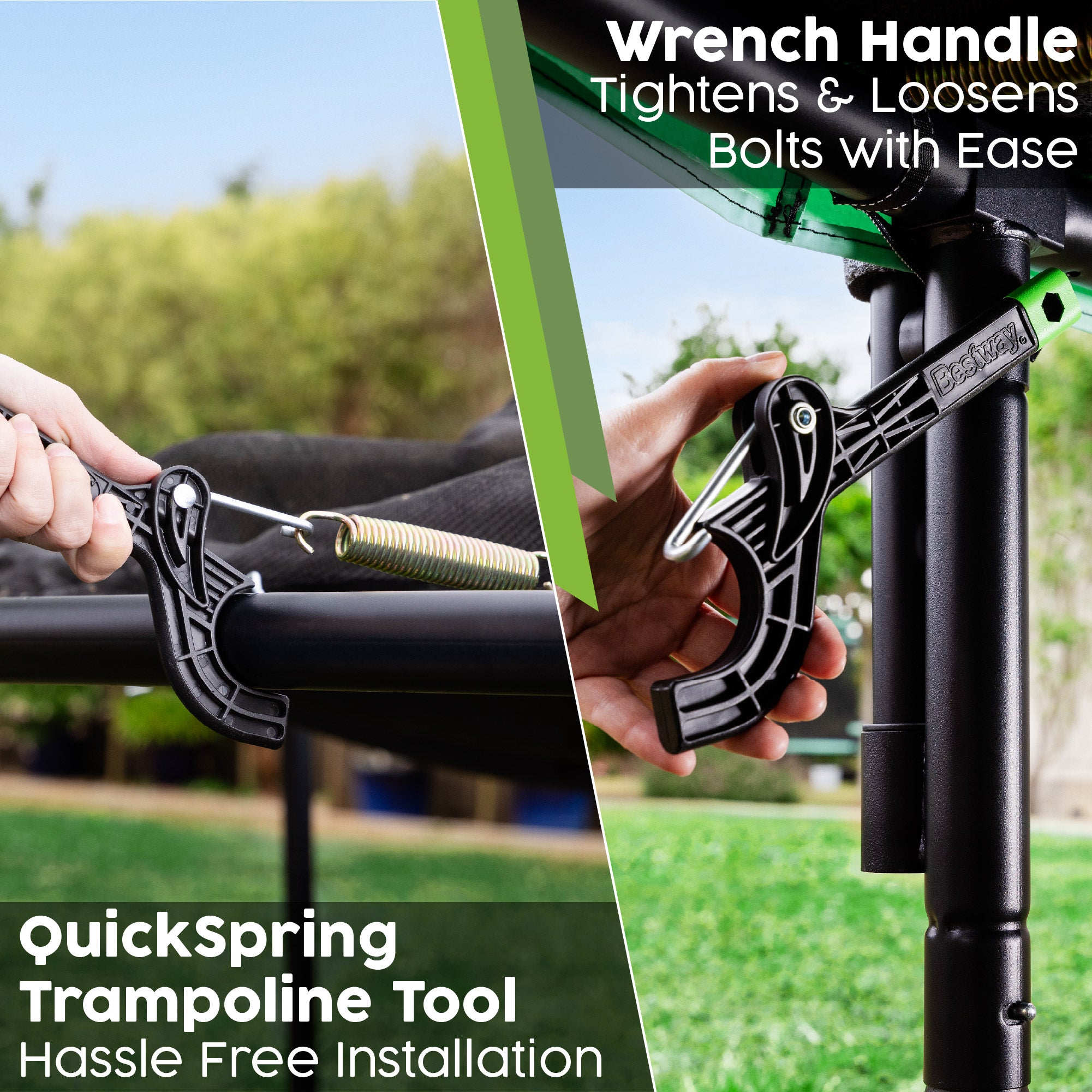 bestway complete trampoline set with tools