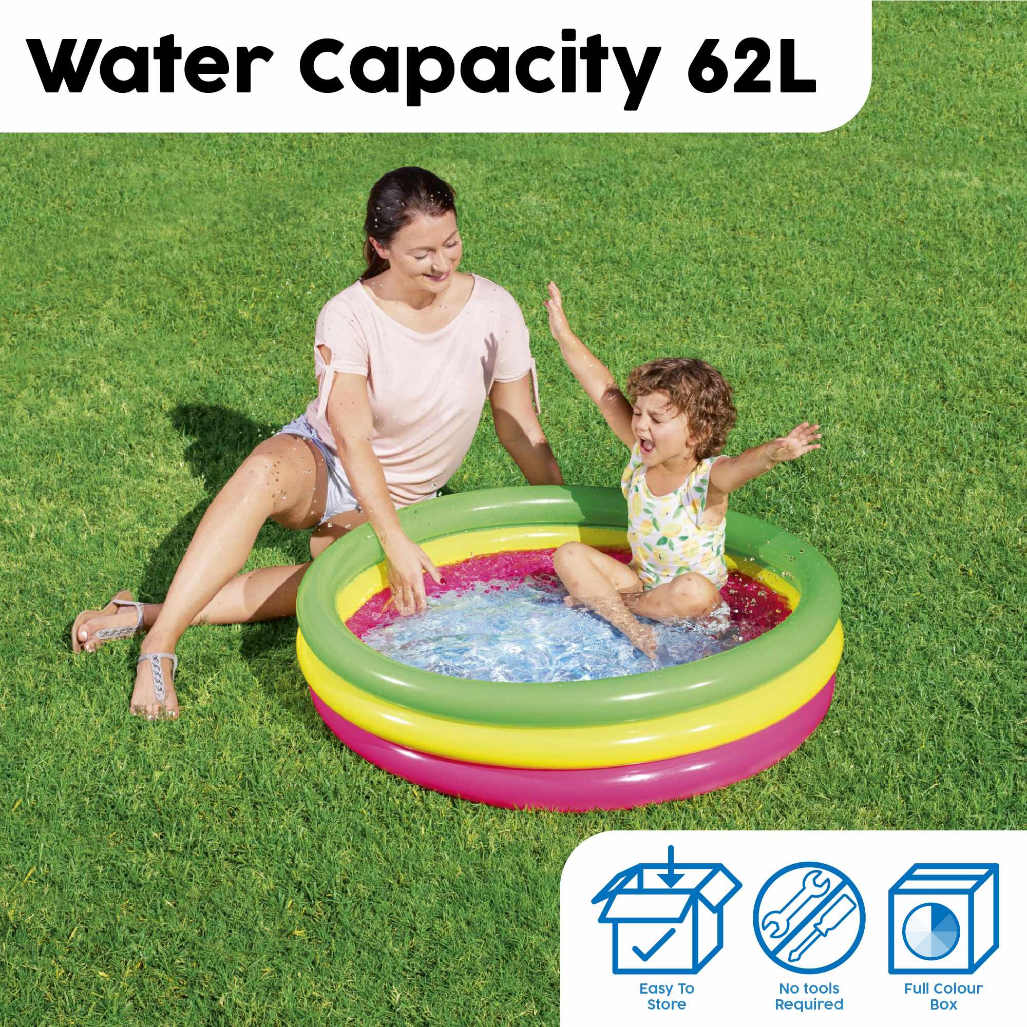 bestway kiddie paddling pool
