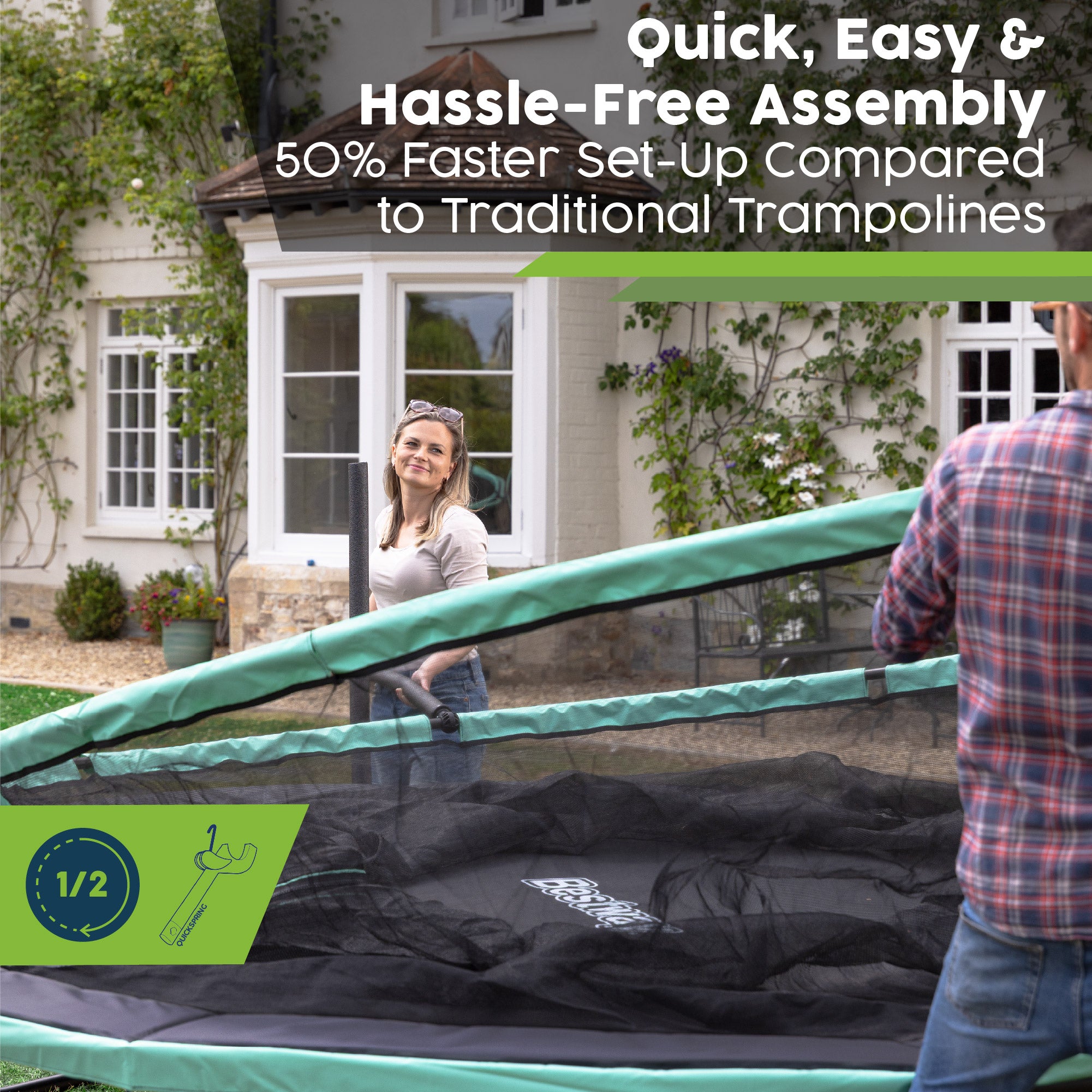 outdoor trampoline for kids