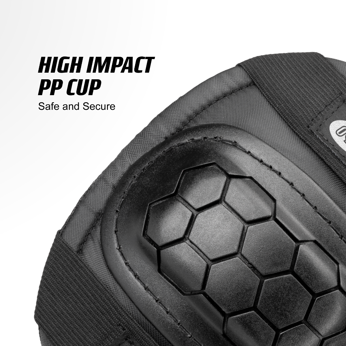 Children’s black elbow and knee pads