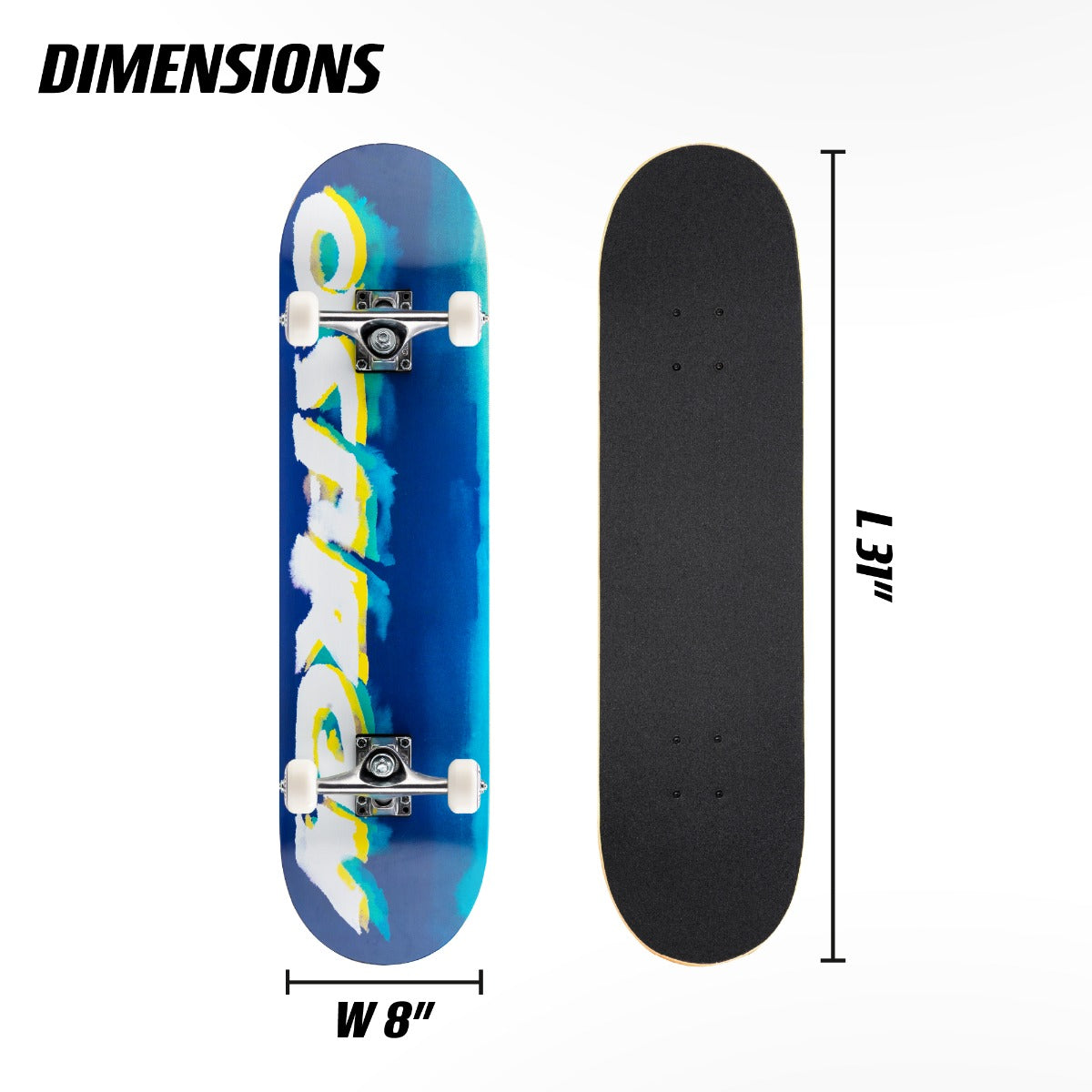 Unique graphic skateboard for children