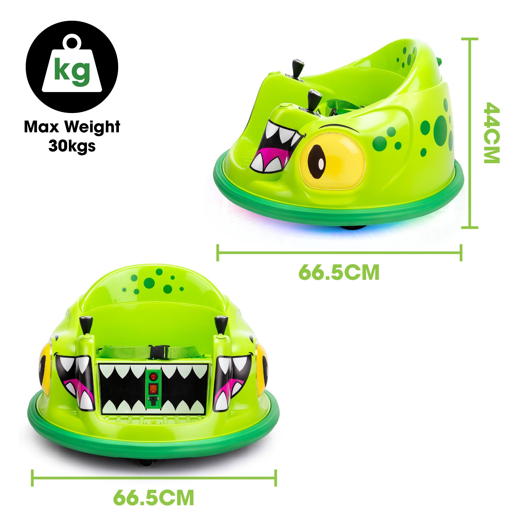 Xootz Electric Dinosaur Bumper Car Ride-On