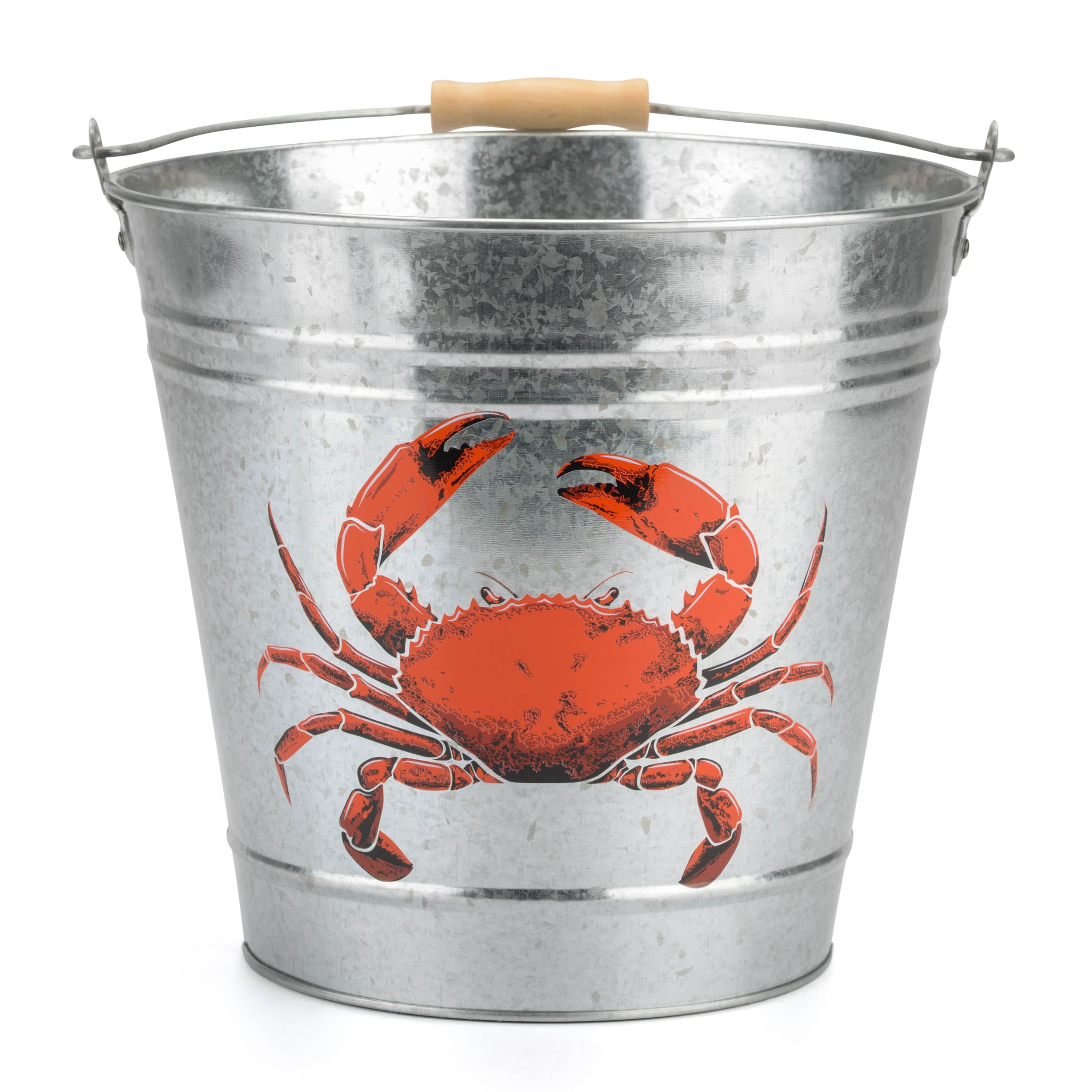 crab metal bucket