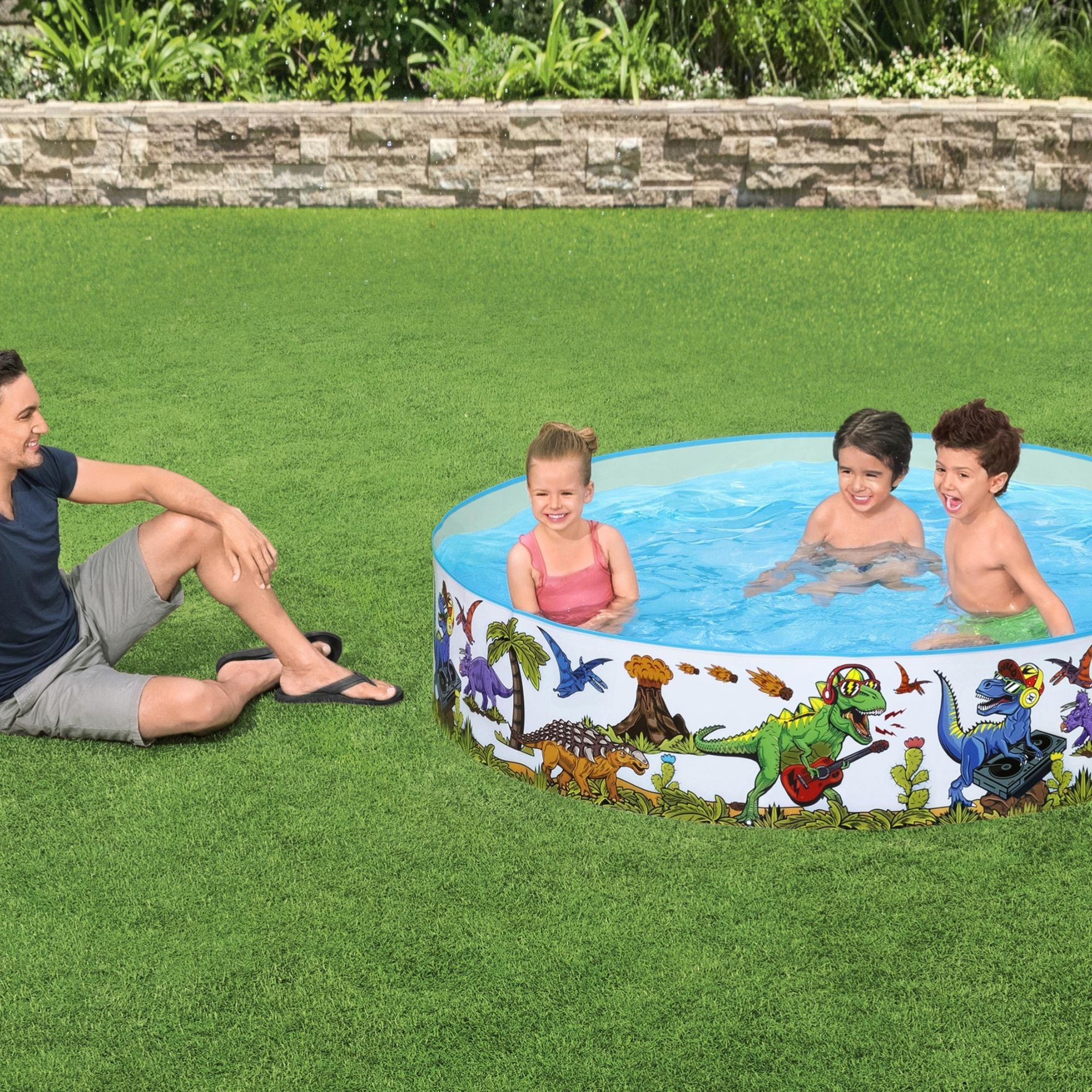 dinosaur kiddie swimming pool