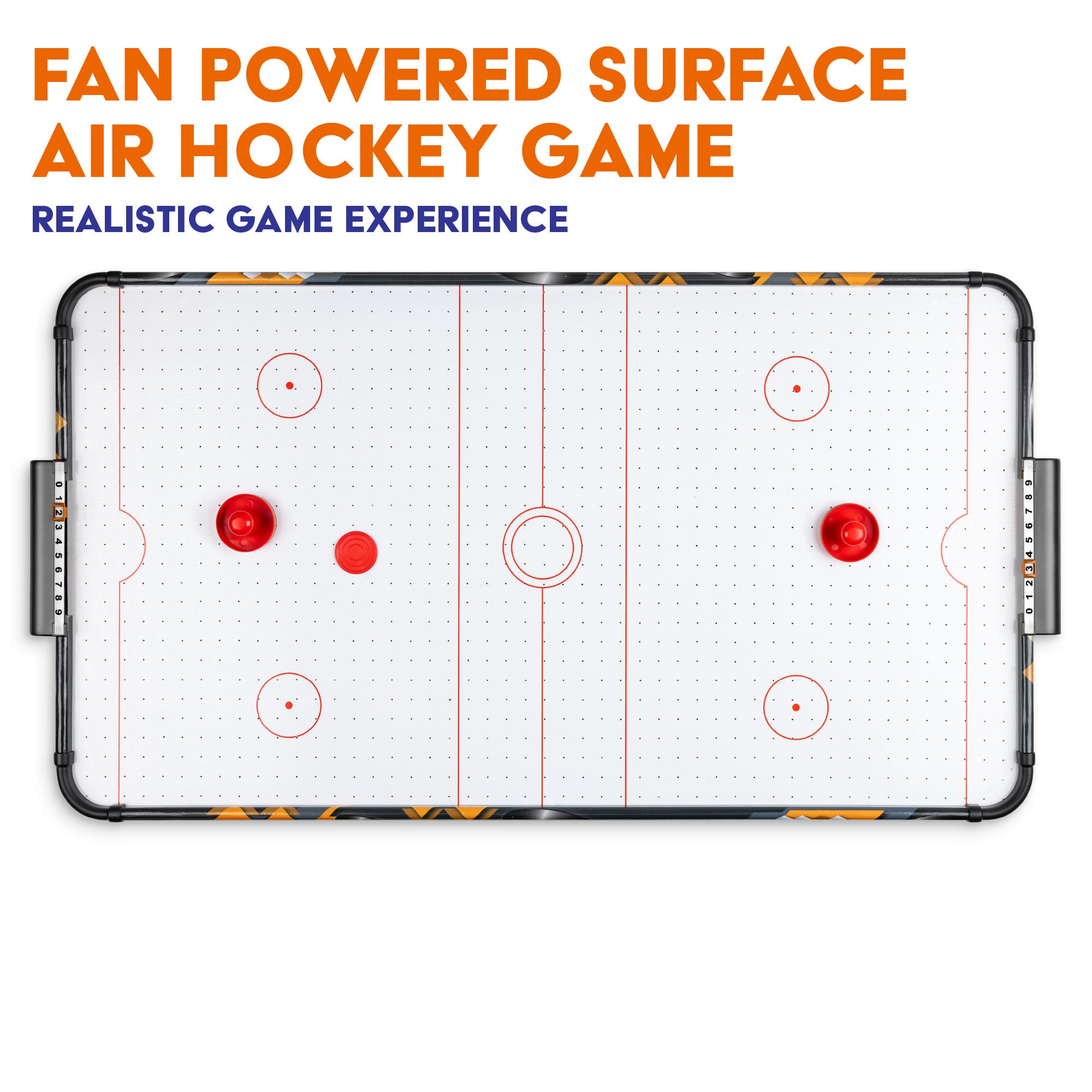 fan powered air hockey game