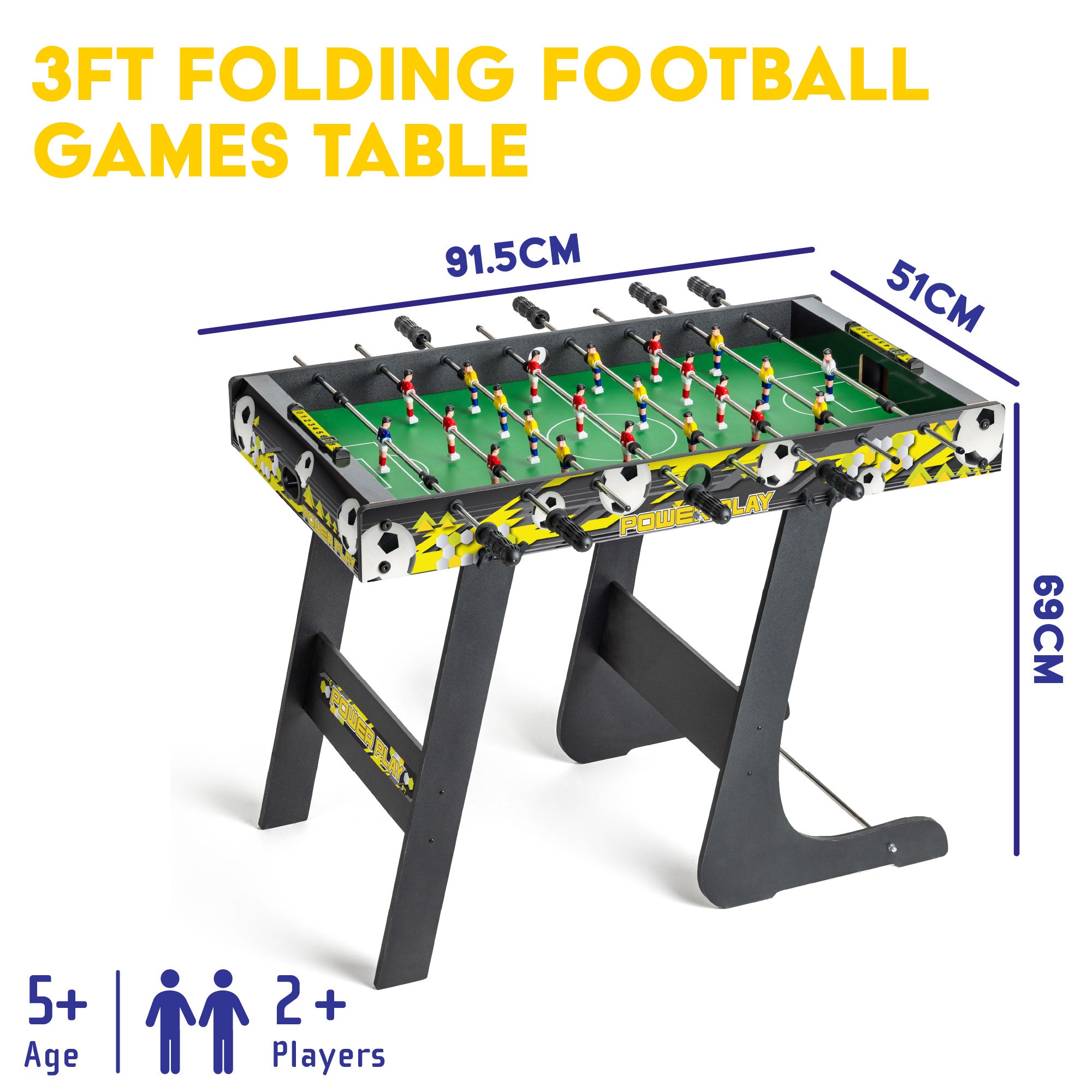 foldable foosball games table