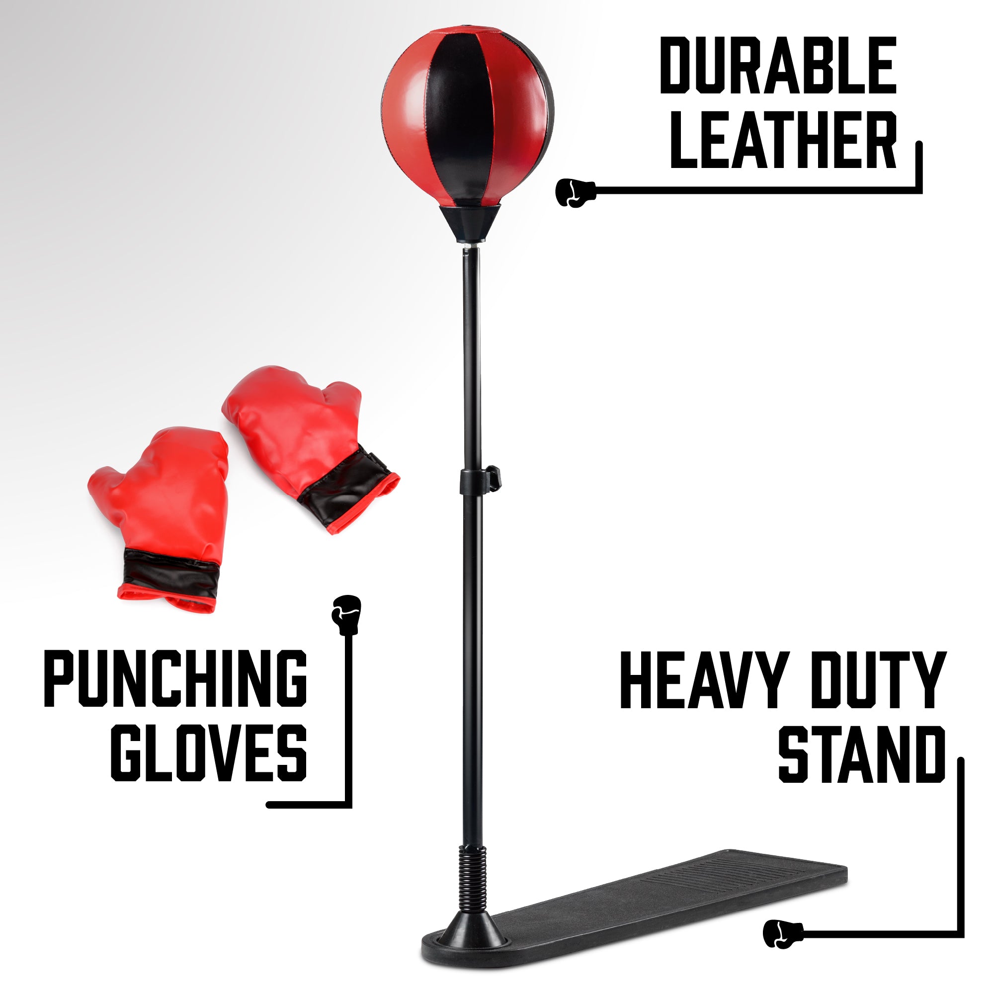 free standing boxing bag workout