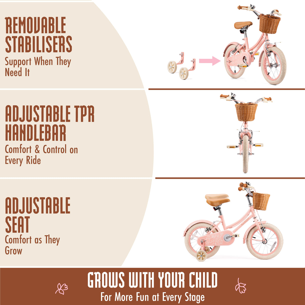 girls 14inch pink bicycle