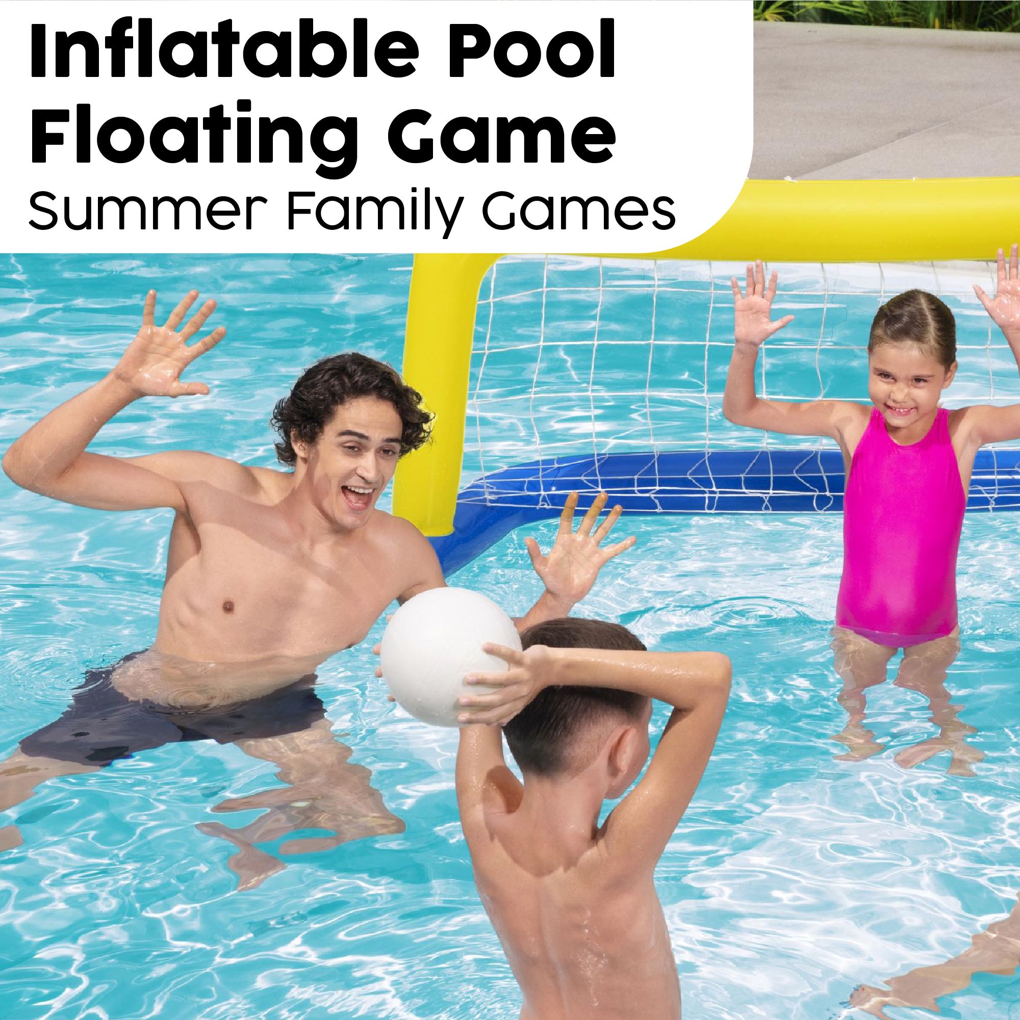 inflatable water polo floating game