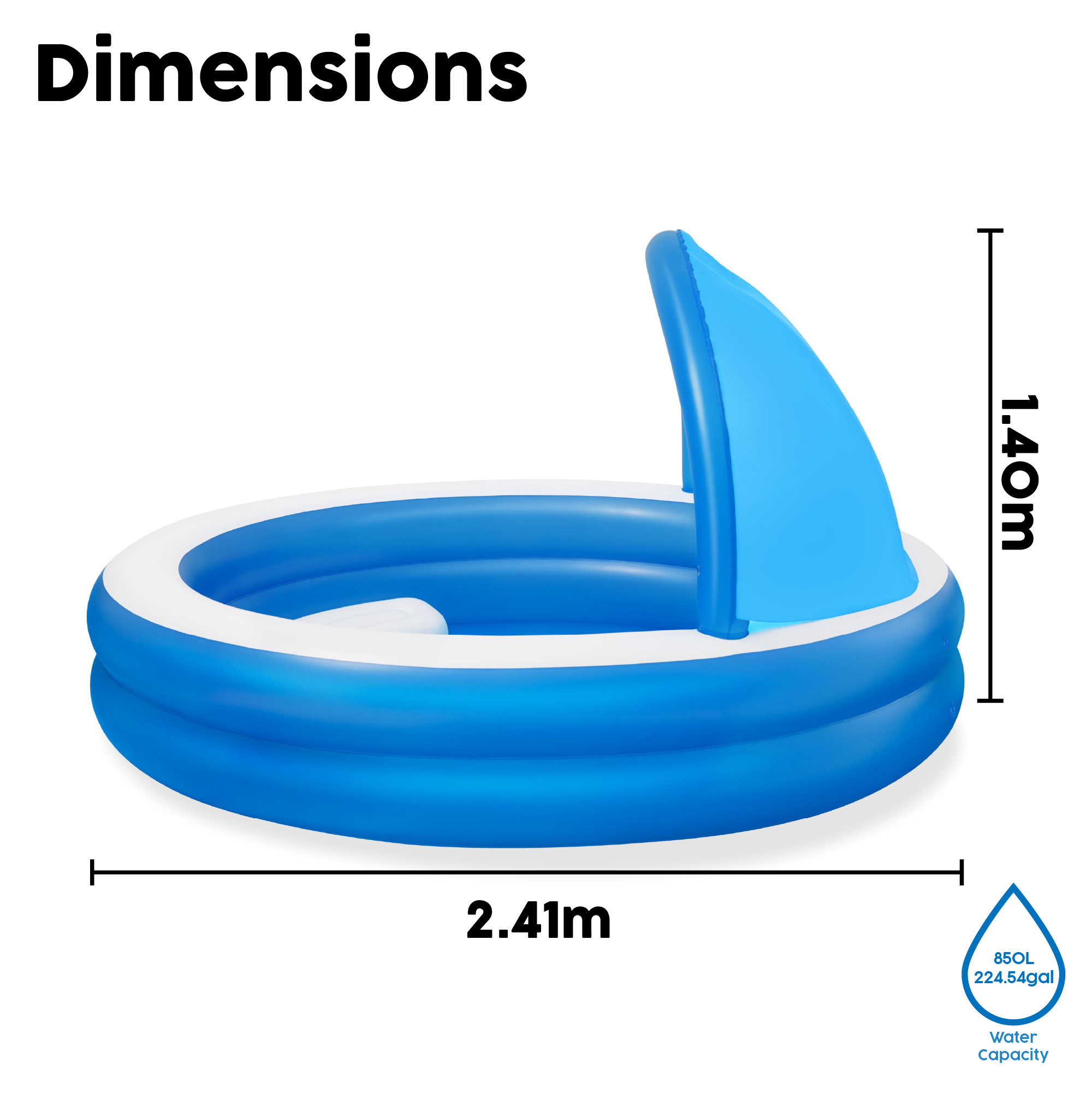 kiddie paddling pool 