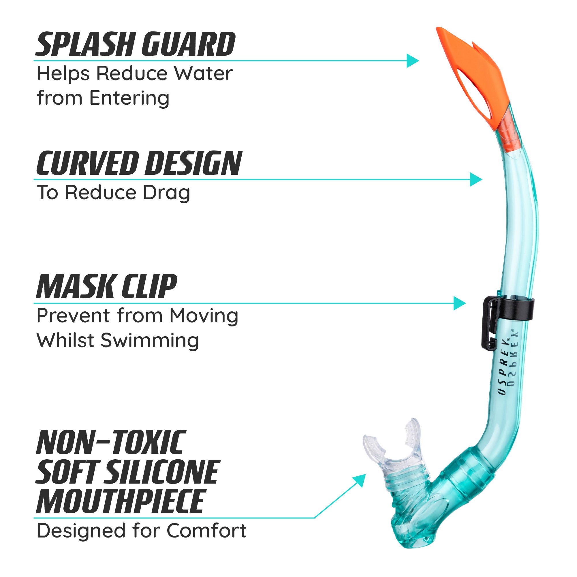 Osprey Junior Snorkel Set - Aqua