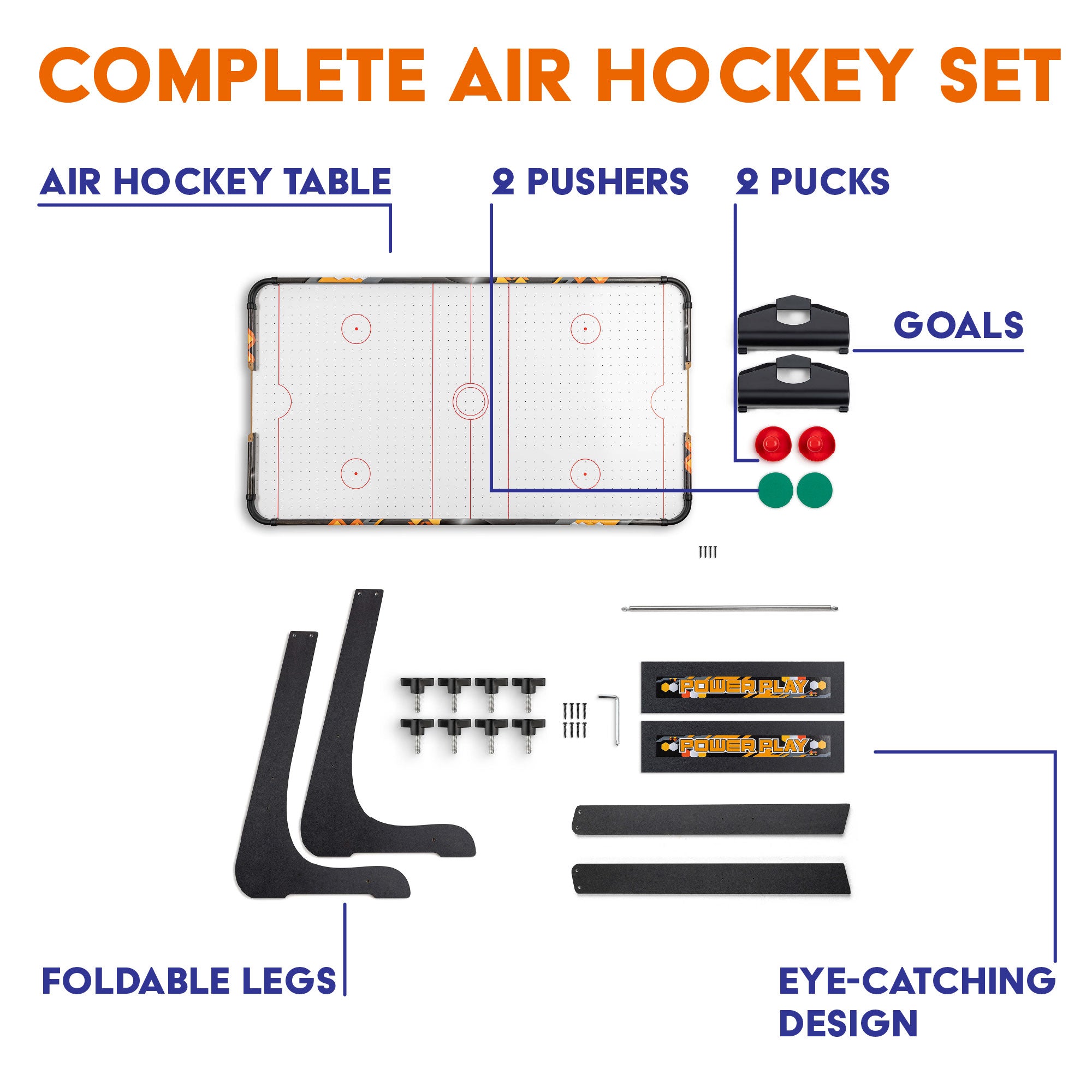 kids air hockey table
