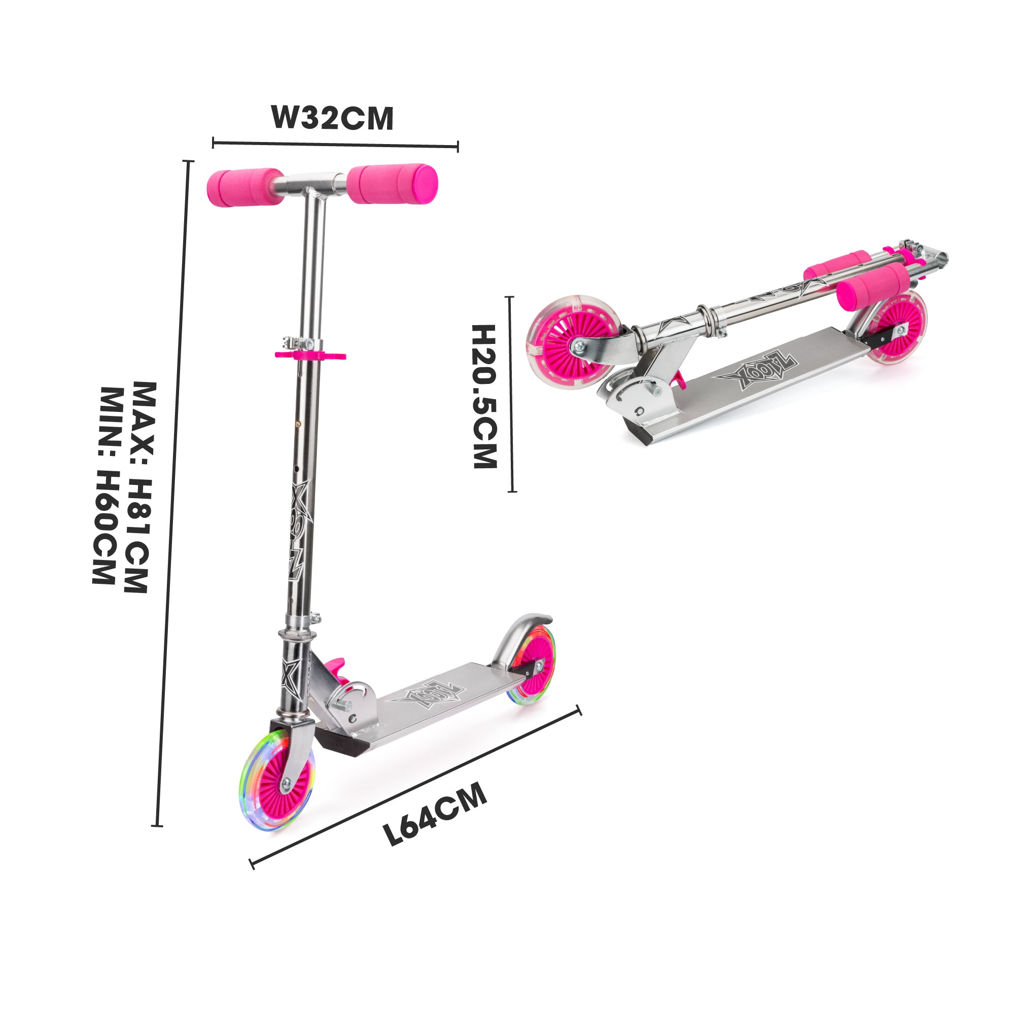 pink scooter for girls