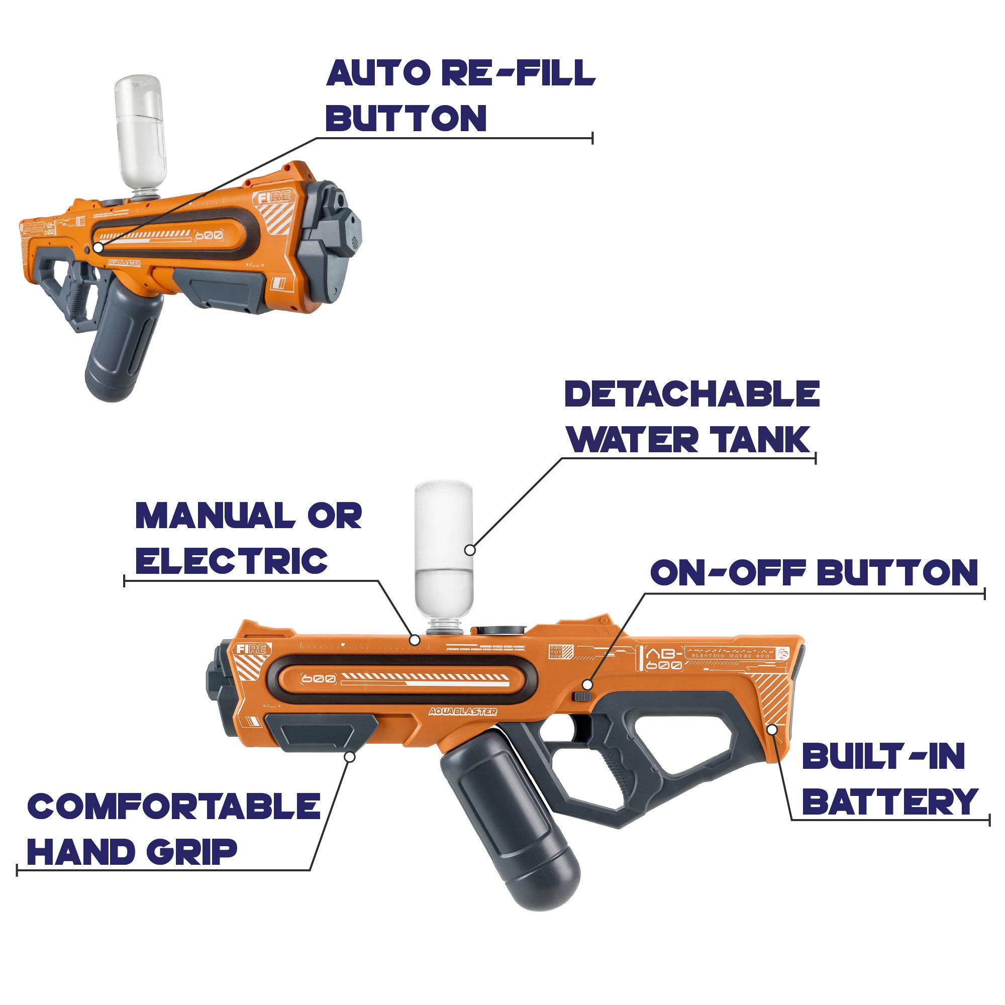 automatic water gun