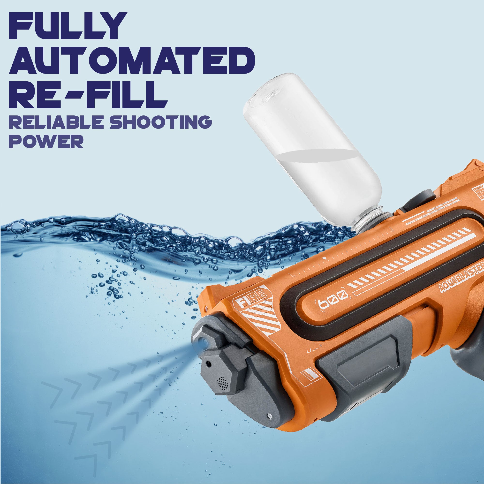  fully automated re-fill water gun