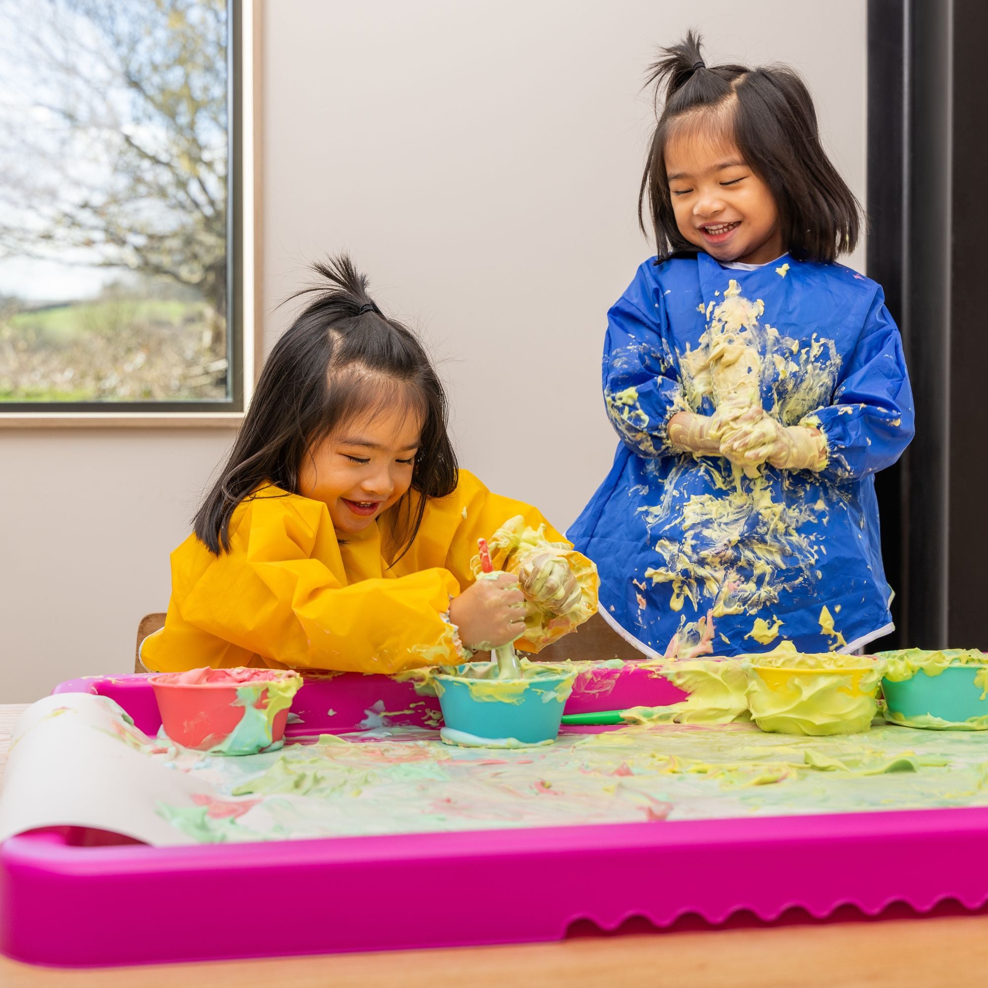play tray messy play table